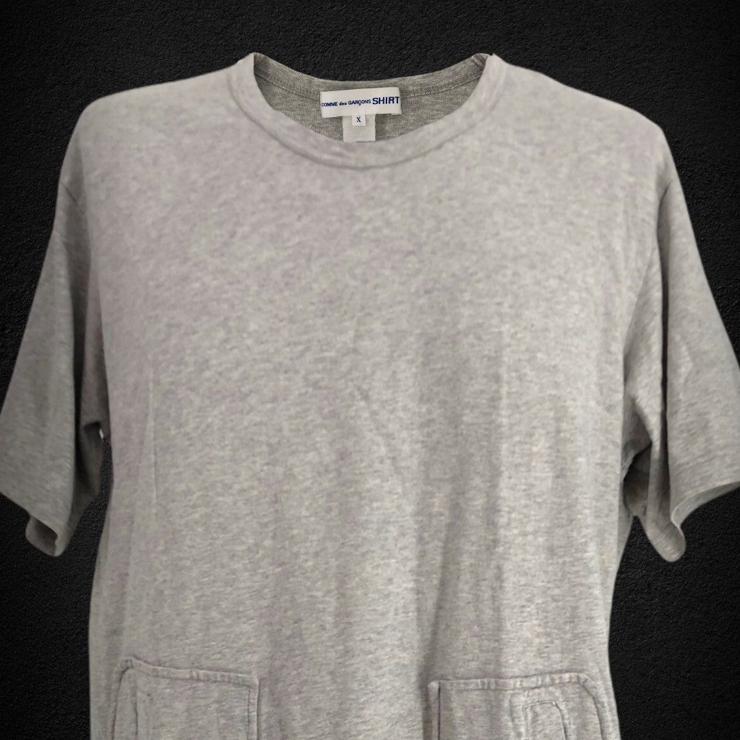 Comme des Garcons CdG Shirt - Double Pocket S/S Shirt - s23116 Size US XL / EU 56 / 4 - 2 Thumbnail