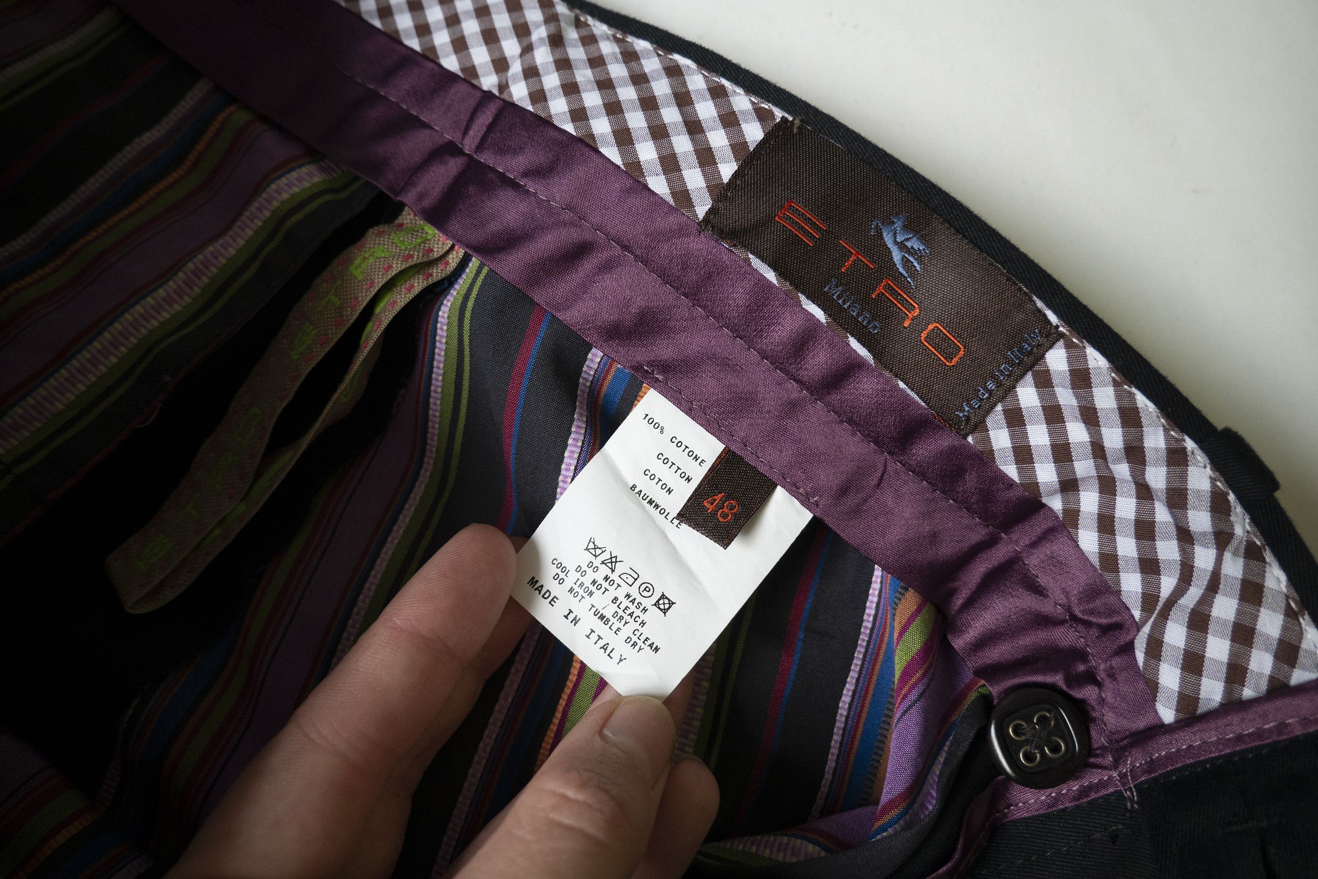 Etro Etro Milano Black Casual Trousers Formal Pants Italy 48 Size US 32 / EU 48 - 5 Thumbnail