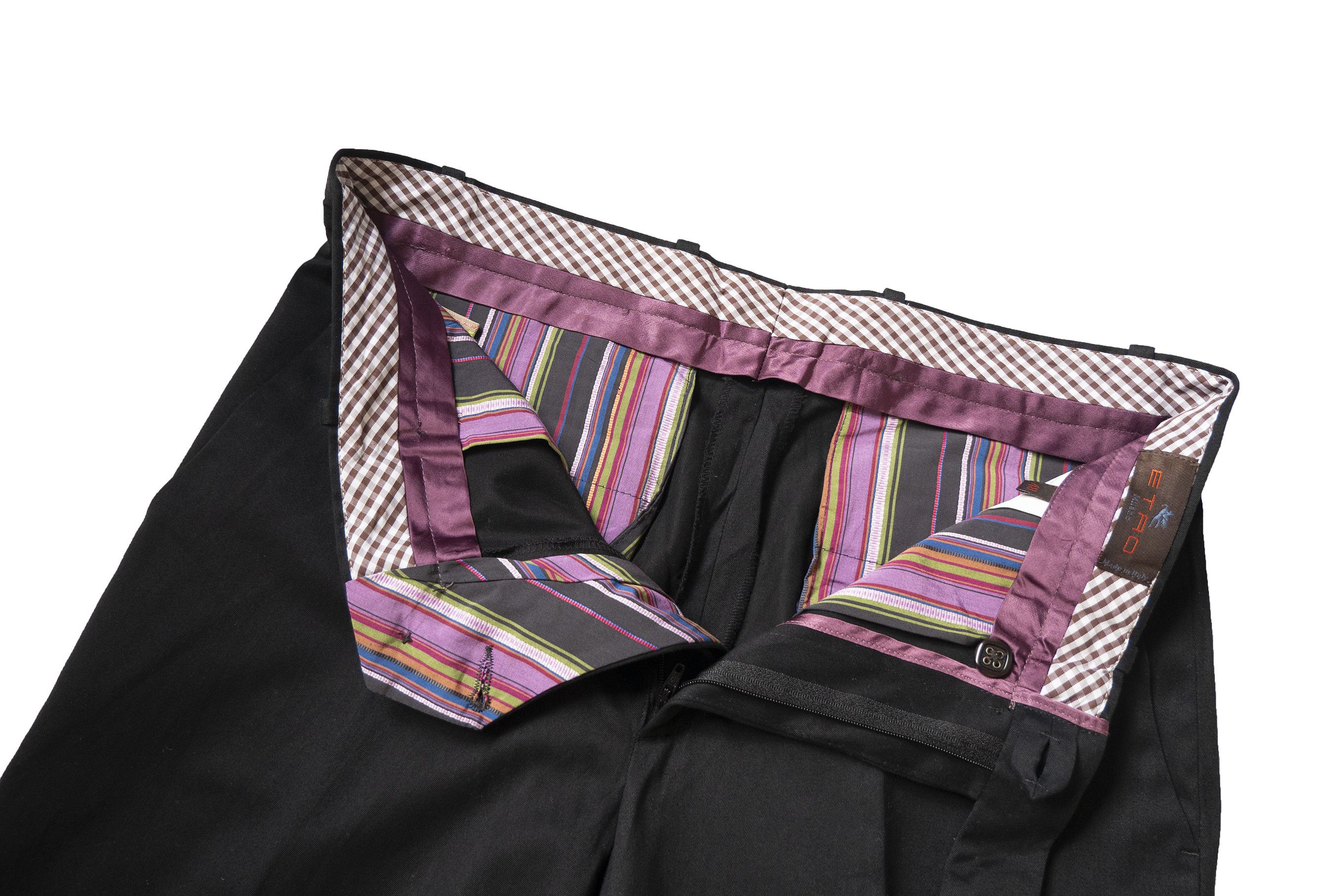 Etro Etro Milano Black Casual Trousers Formal Pants Italy 48 Size US 32 / EU 48 - 1 Thumbnail