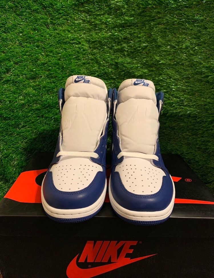 Nike Air Jordan 1 Retro High OG Storm Blue 2016 Size US 10.5 / EU 43-44 - 2 Thumbnail