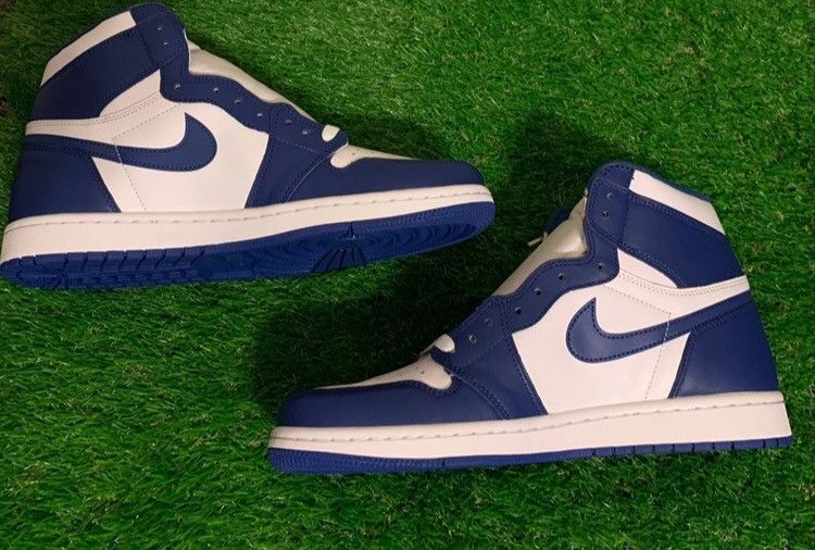 Nike Air Jordan 1 Retro High OG Storm Blue 2016 Size US 10.5 / EU 43-44 - 3 Thumbnail