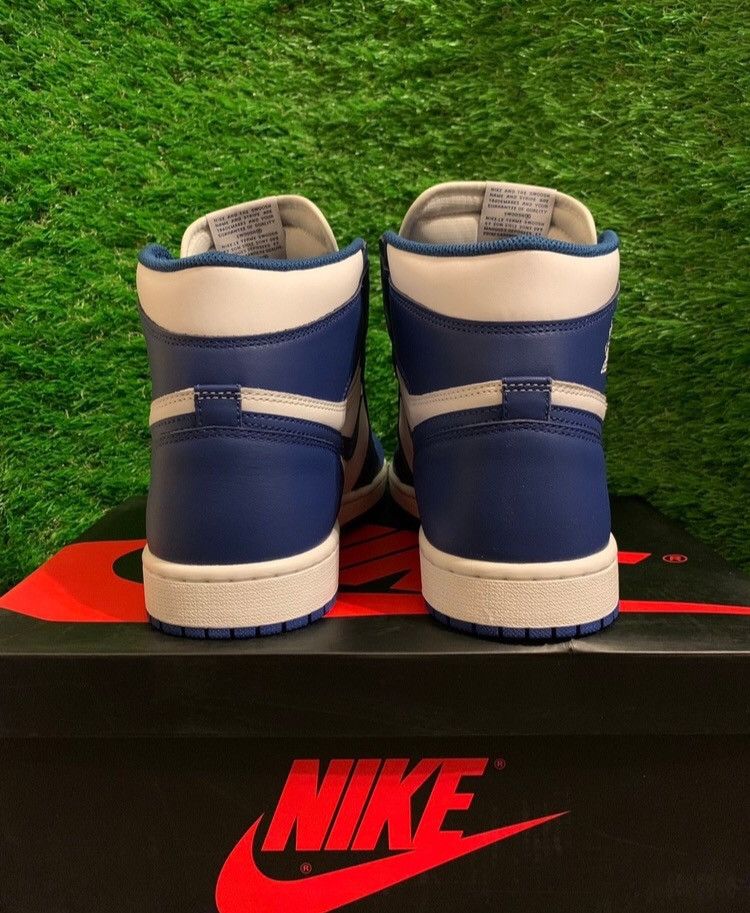 Nike Air Jordan 1 Retro High OG Storm Blue 2016 Size US 10.5 / EU 43-44 - 4 Thumbnail