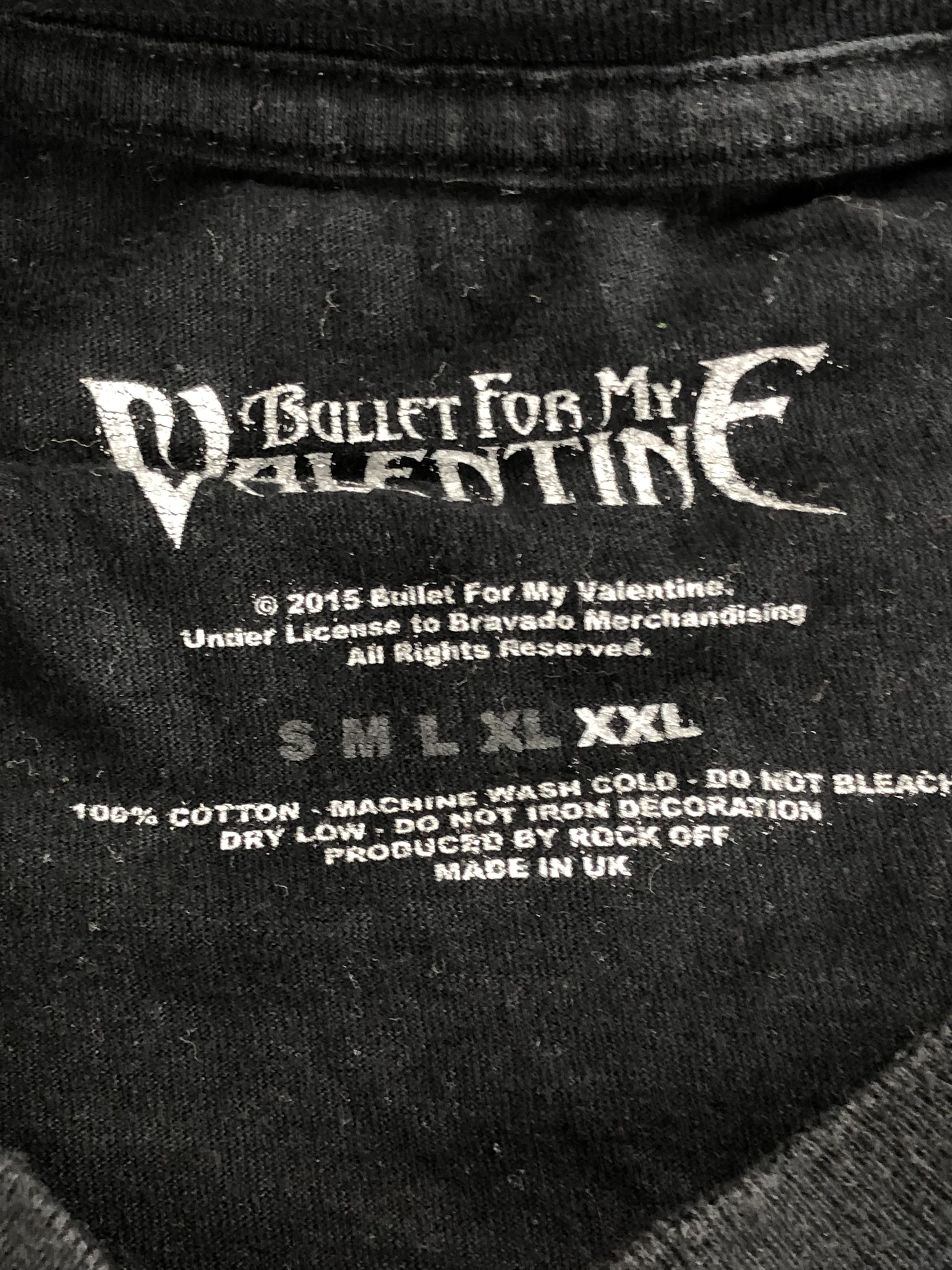 Band Tees Vintage 2015 Bullet for my Valentine (Black Veil Brides) Size US XL / EU 56 / 4 - 6 Thumbnail