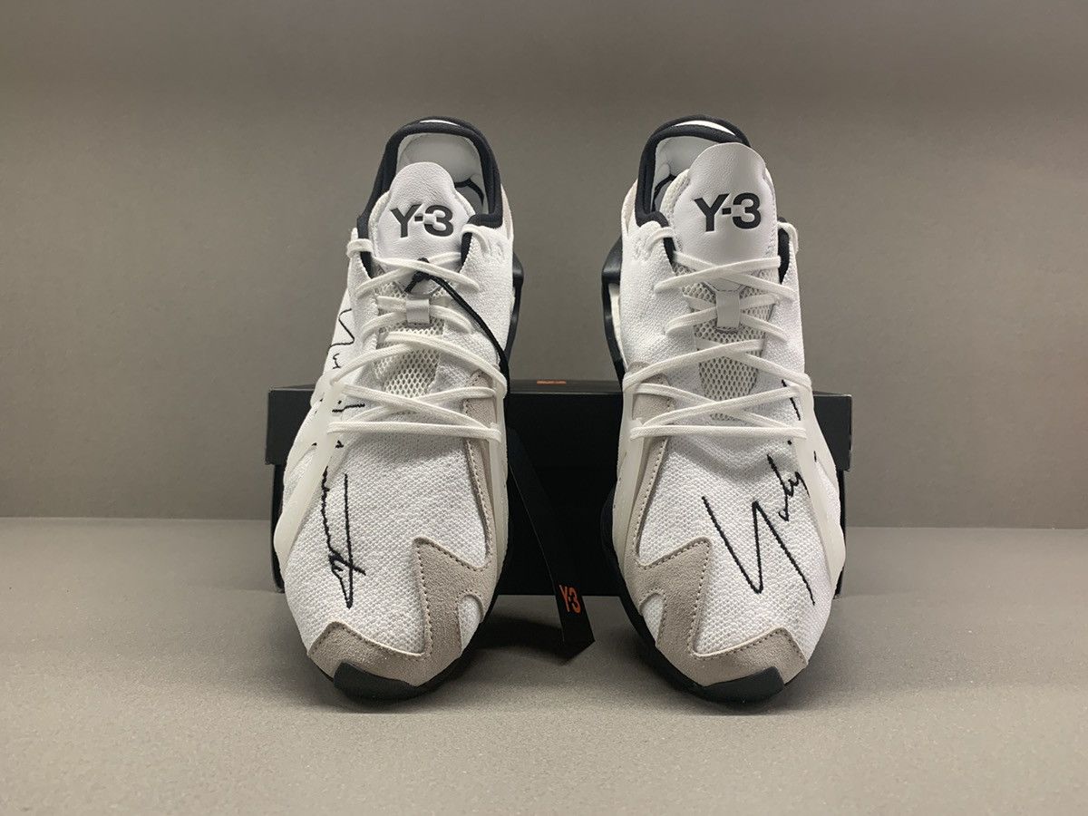 Adidas × Y-3 × Yohji Yamamoto FYW S-97 Off White Size US 12 / EU 45 - 3 Thumbnail