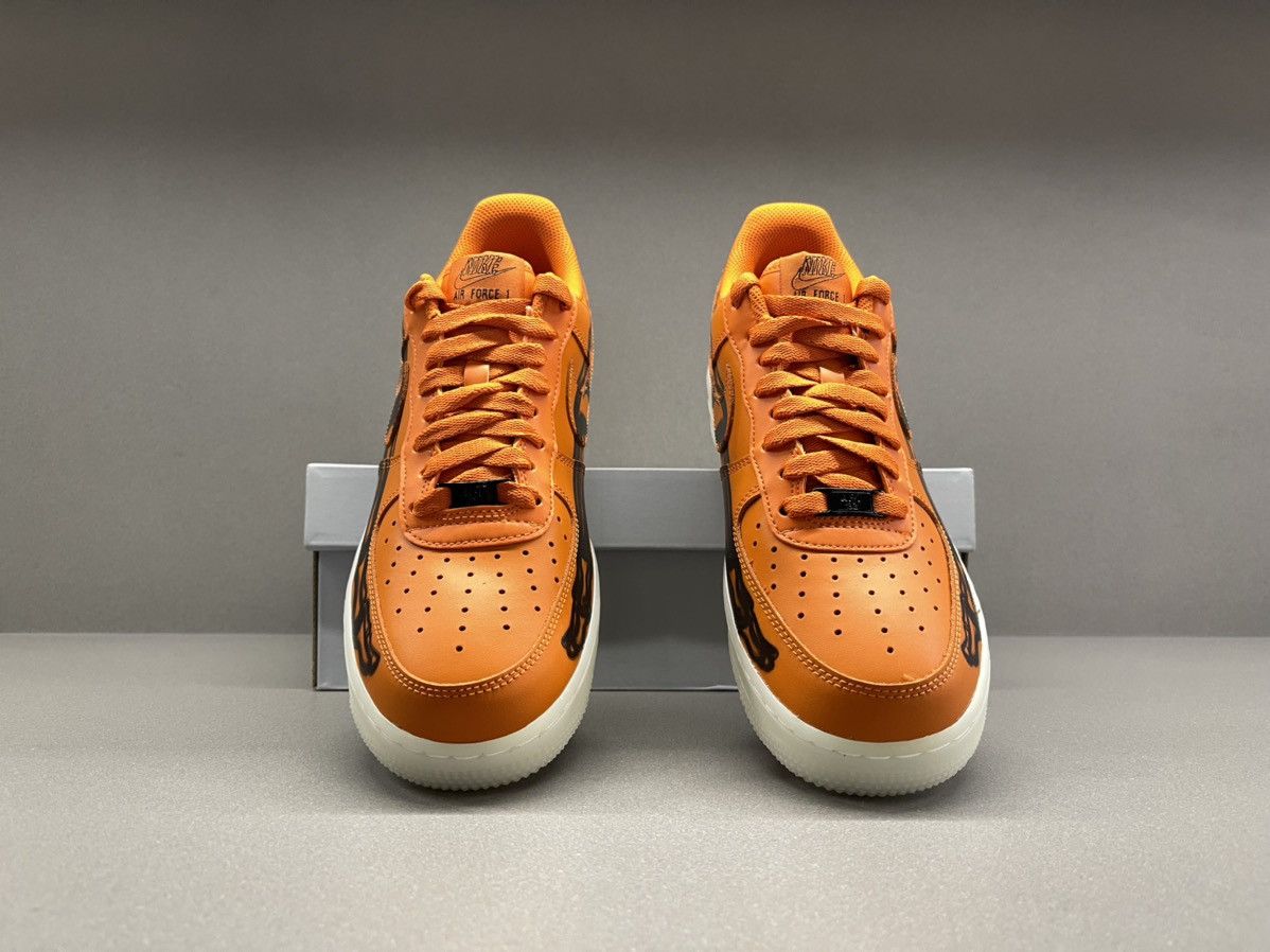 Nike Nike Air Force 1 Low Orange Skeleton Size US 8.5 / EU 41-42 - 3 Thumbnail