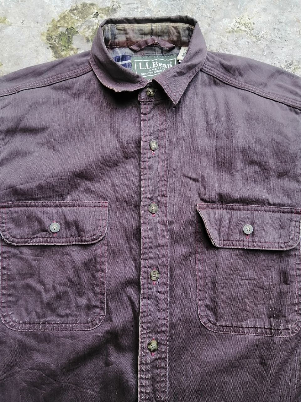 L.L. Bean LL Bean Shirt Button Up OMS 96 Distressed Size US S / EU 44-46 / 1 - 9 Thumbnail