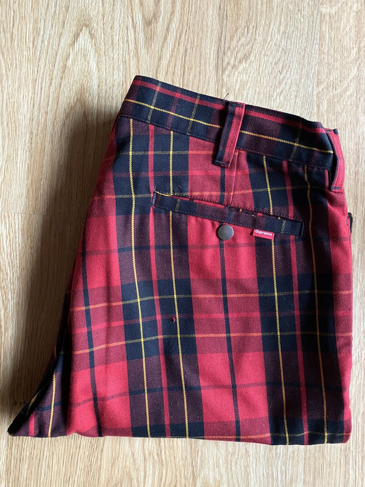 Supreme FW12 Plaid Work Pants from Supreme Grailed