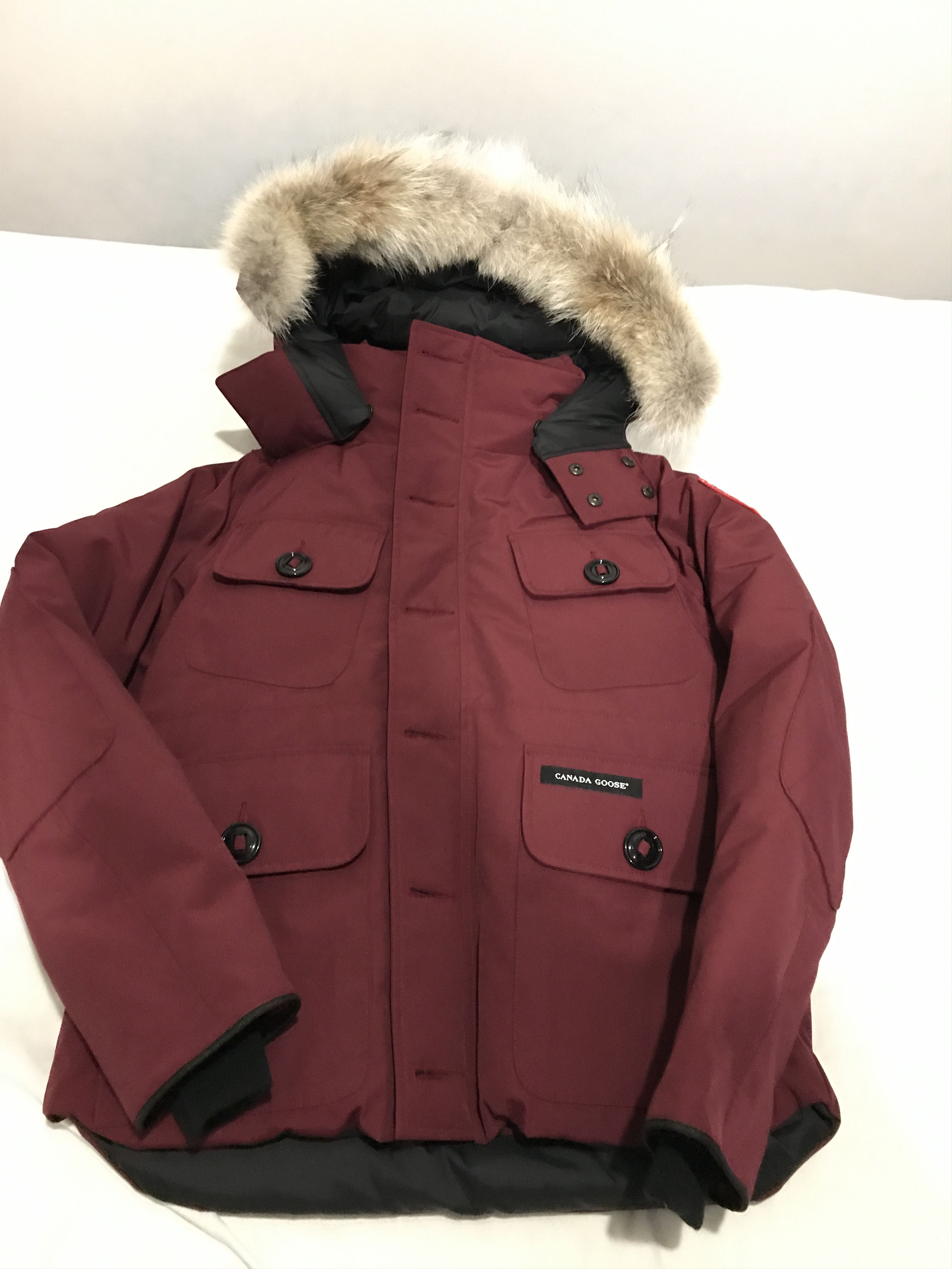 Canada Goose Brand New Canada Goose Russell Parka Japan Burgundy Small |  Grailed