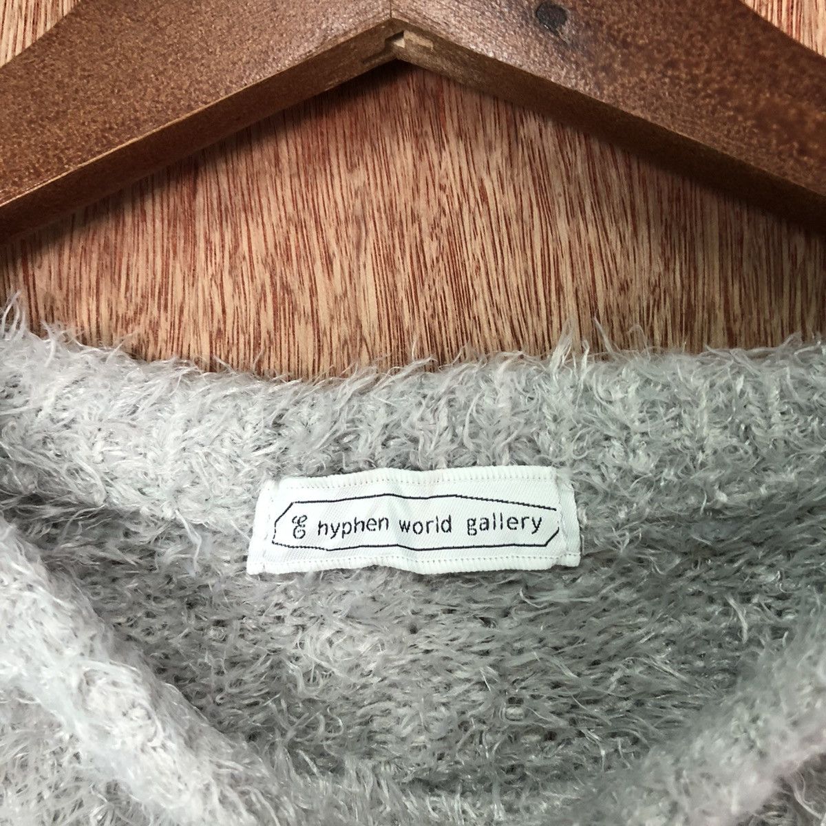 Homespun Knitwear × Japanese Brand Hyphen World Gallery Shag Shaggy Fur Mohair Knitwear #6415 Size US S / EU 44-46 / 1 - 4 Thumbnail