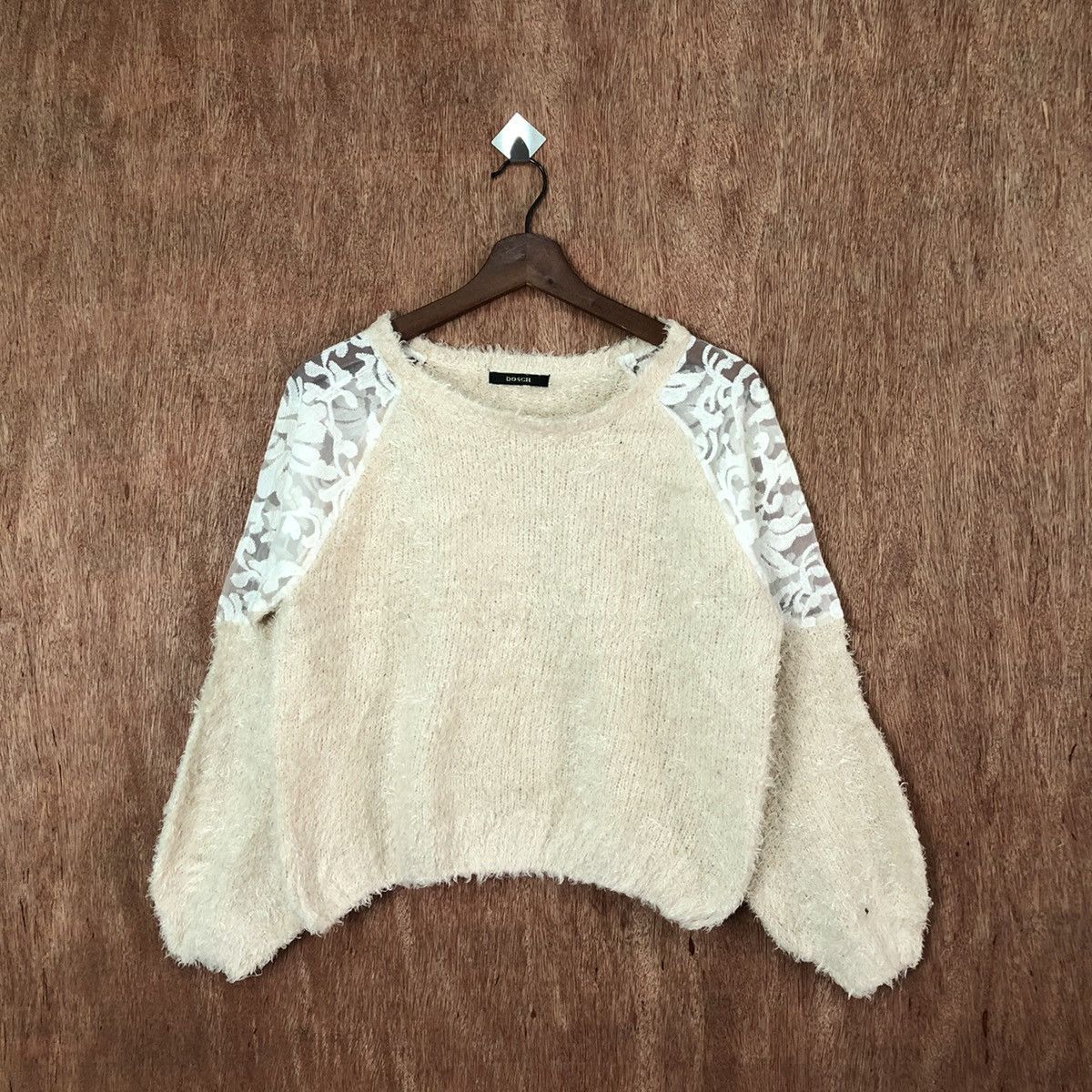 Homespun Knitwear × Japanese Brand × Vintage Dosri Brown Shag Shagyy Fur Mohair Knitwear #6419 Size US M / EU 48-50 / 2 - 1 Thumbnail