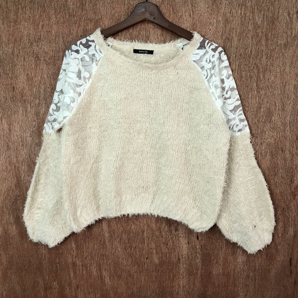 Homespun Knitwear × Japanese Brand × Vintage Dosri Brown Shag Shagyy Fur Mohair Knitwear #6419 Size US M / EU 48-50 / 2 - 3 Thumbnail