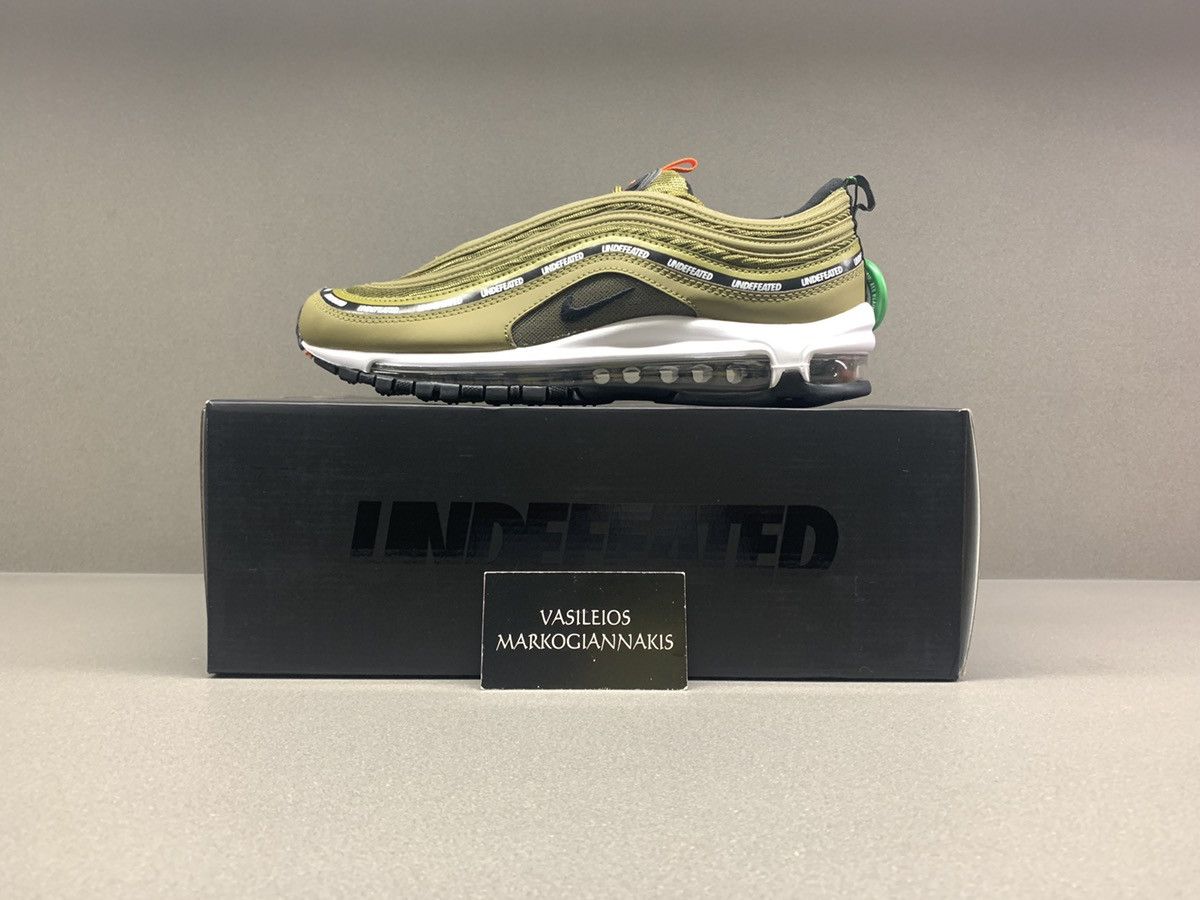 Nike × Undefeated Nike Air Max 97 UNDFTD Black Militia Green Size US 8.5 / EU 41-42 - 1 Thumbnail