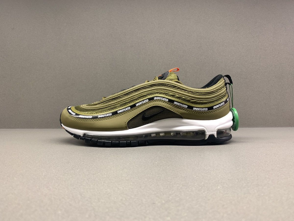 Nike × Undefeated Nike Air Max 97 UNDFTD Black Militia Green Size US 8.5 / EU 41-42 - 4 Thumbnail