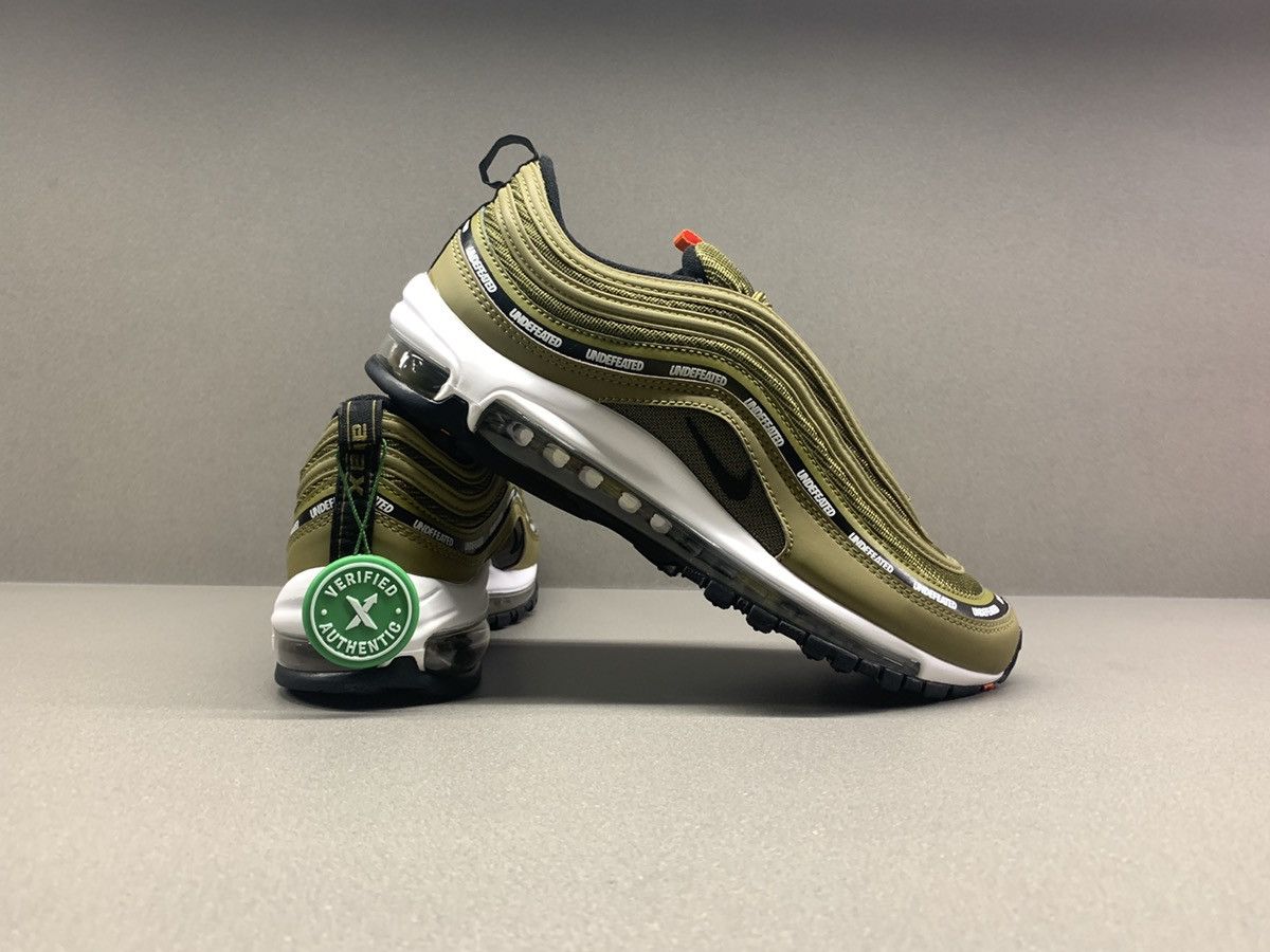 Nike × Undefeated Nike Air Max 97 UNDFTD Black Militia Green Size US 8.5 / EU 41-42 - 6 Thumbnail