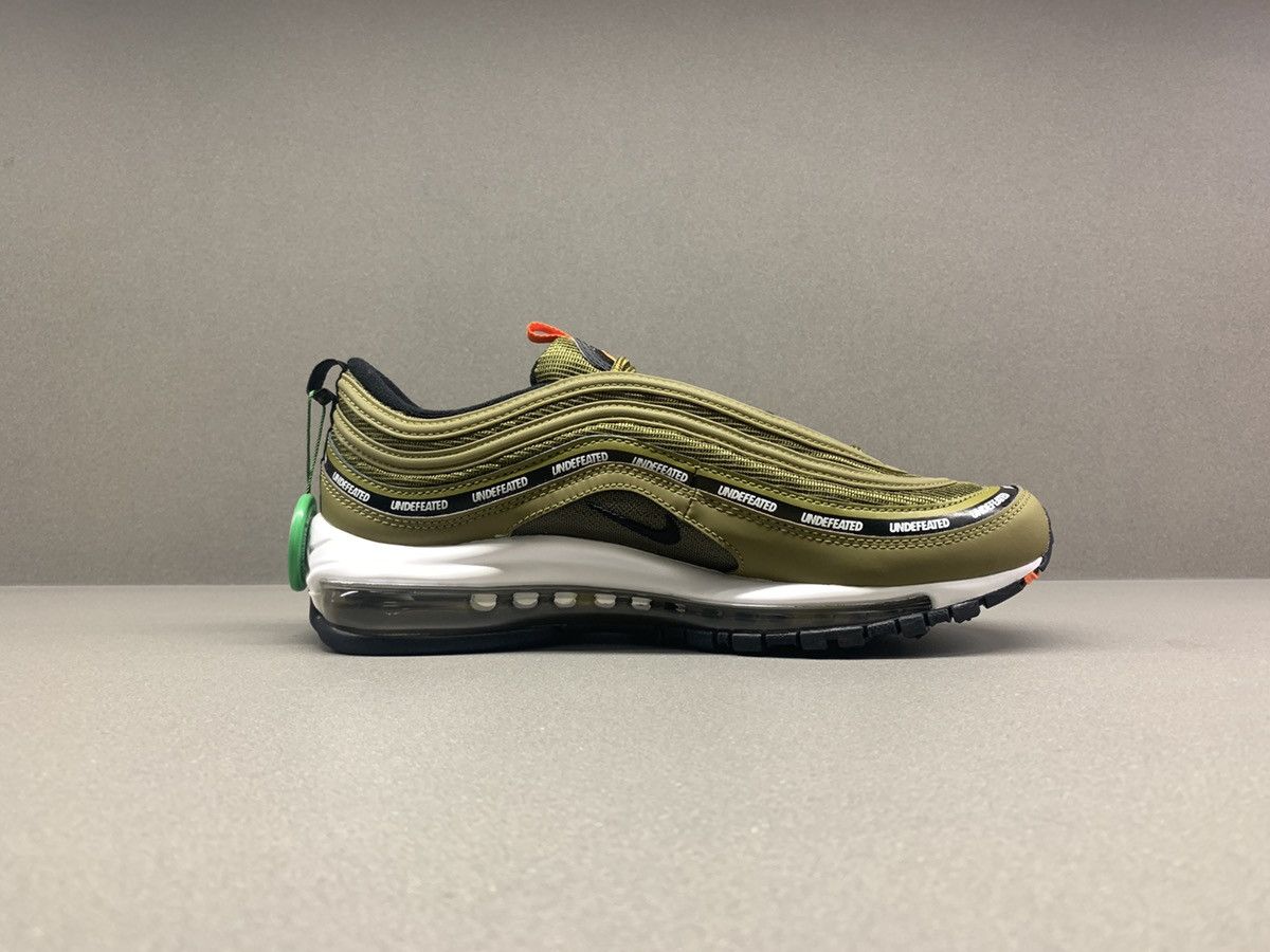Nike × Undefeated Nike Air Max 97 UNDFTD Black Militia Green Size US 8.5 / EU 41-42 - 5 Thumbnail