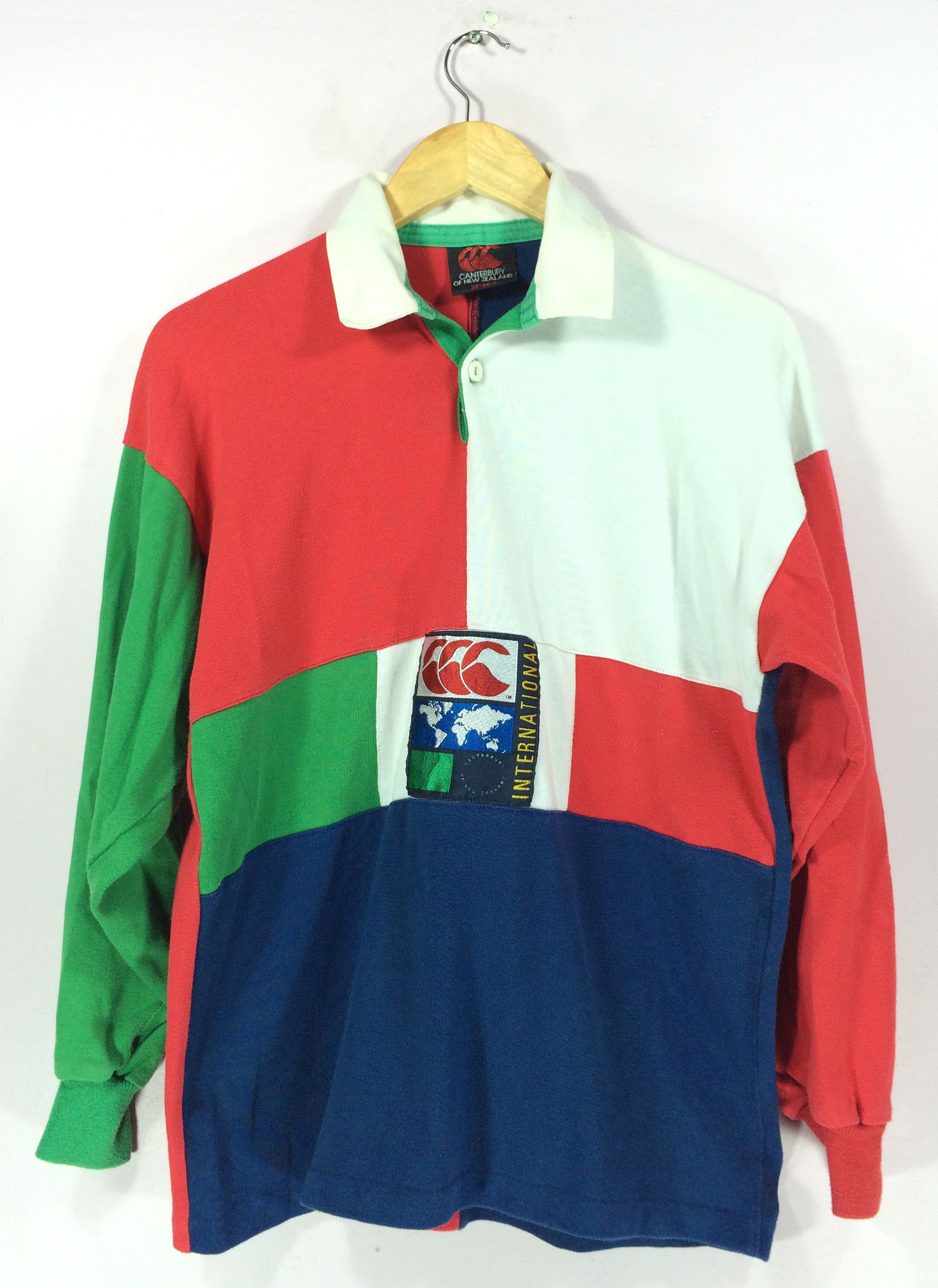 Canterbury of New Zealand Vintage Canterbury Ugly Rugby Jersey New Zealand  CCC Multicolored 90s Shirt | Grailed