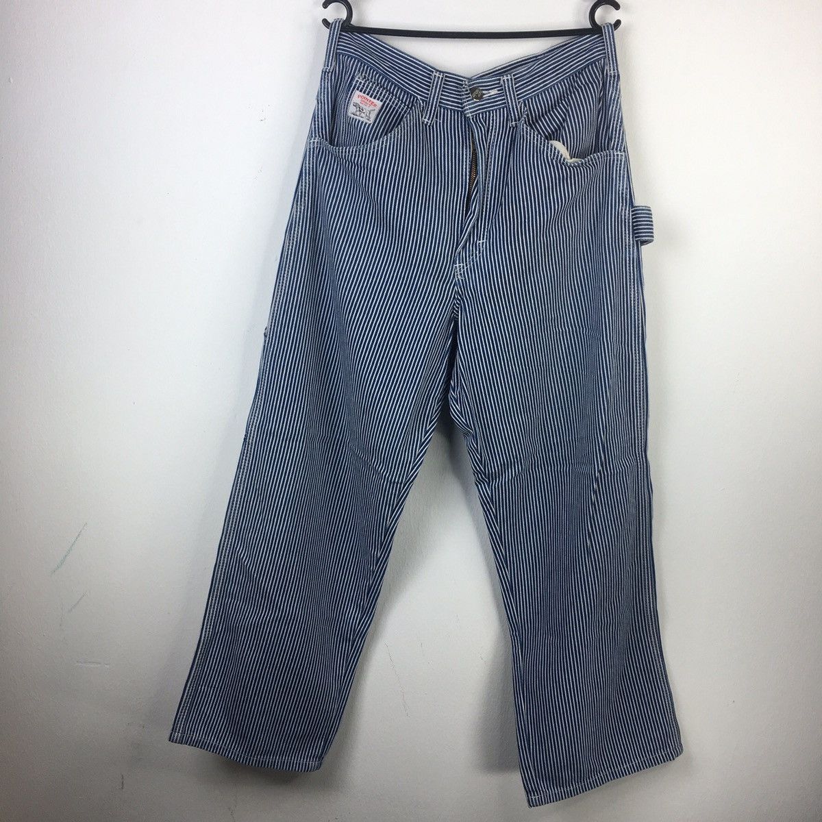 Vintage Pointer Hickory Stripe Carpenter Pants