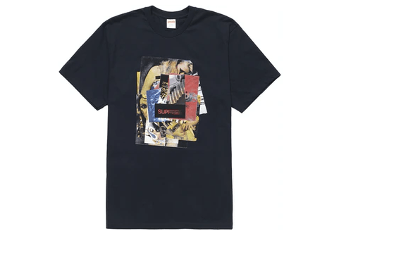 Supreme Supreme FW21 Stack Tee T-Shirt Navy XL Size US XL / EU 56 / 4 - 6 Thumbnail