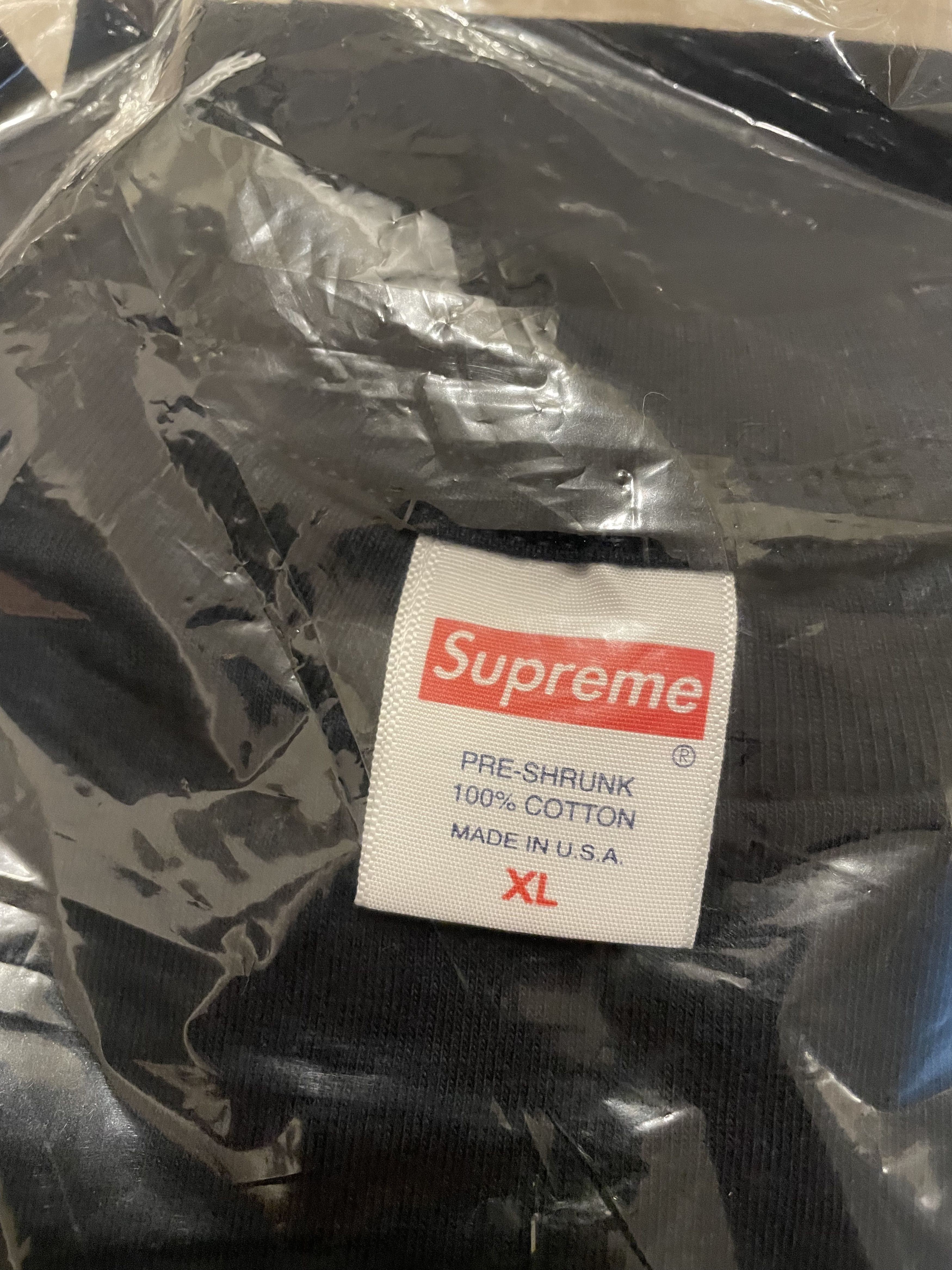 Supreme Supreme FW21 Stack Tee T-Shirt Navy XL Size US XL / EU 56 / 4 - 3 Thumbnail