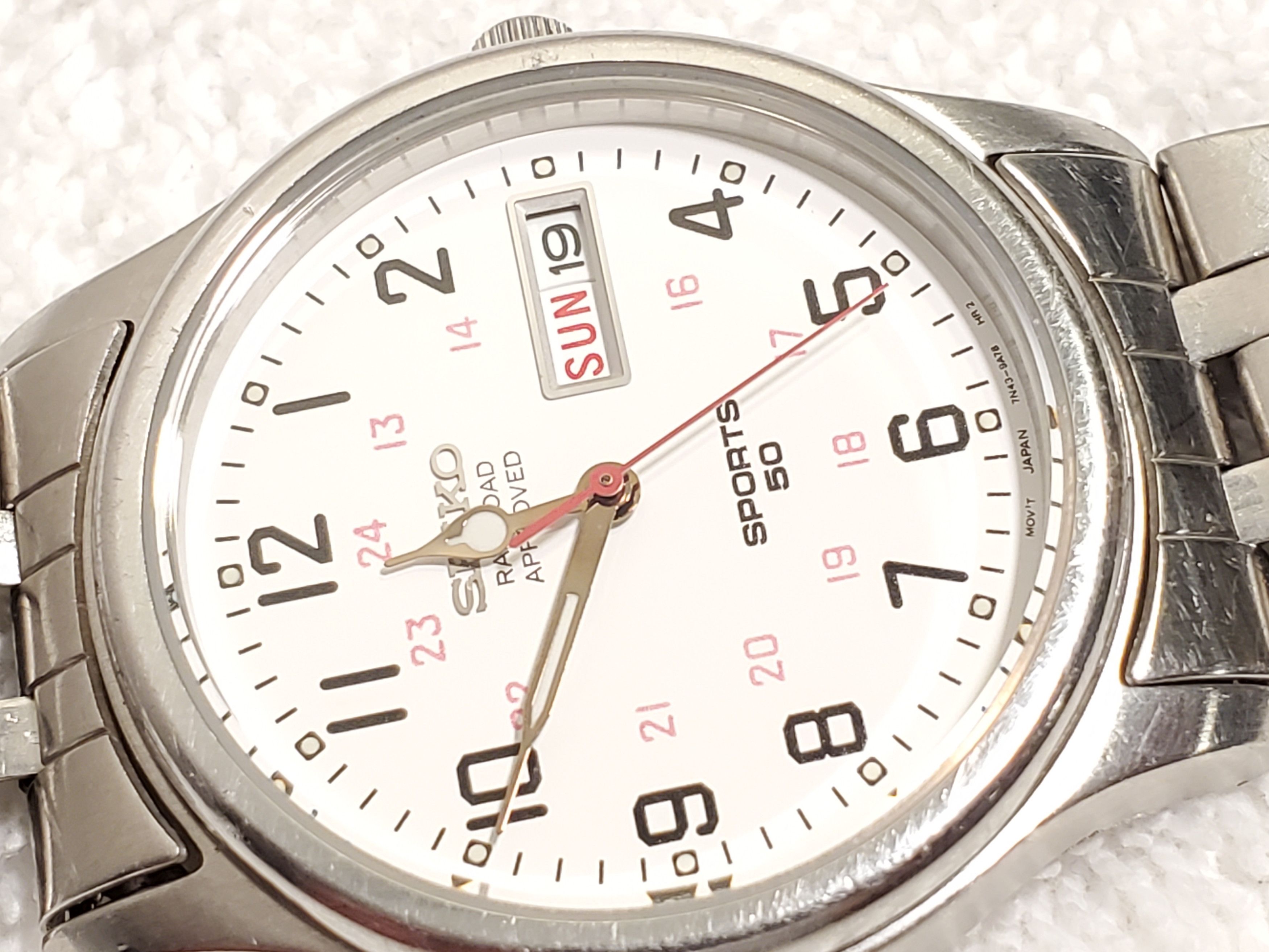 Seiko railroad cheap approved sports 50