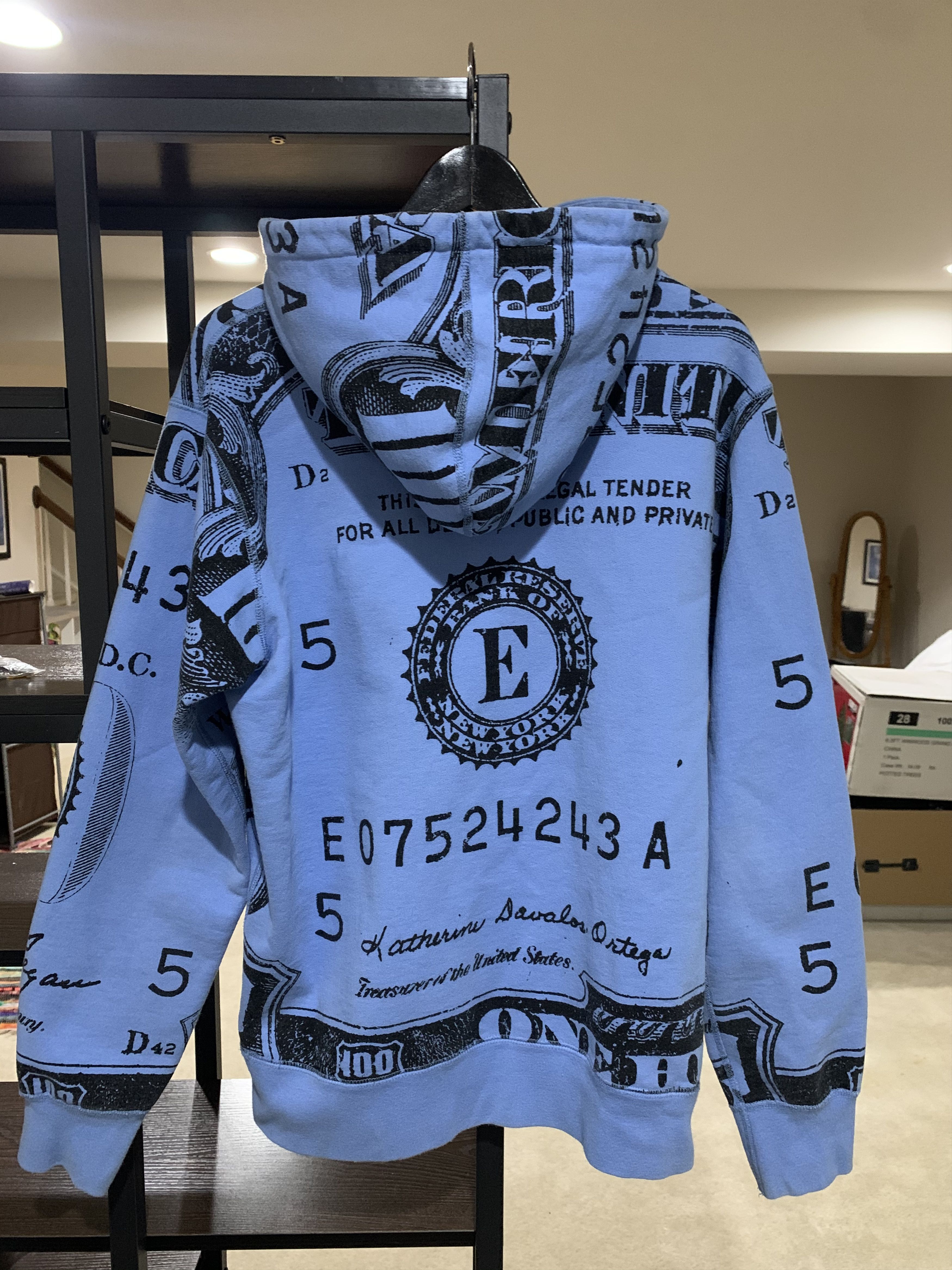 Supreme benjamin franklin discount hoodie