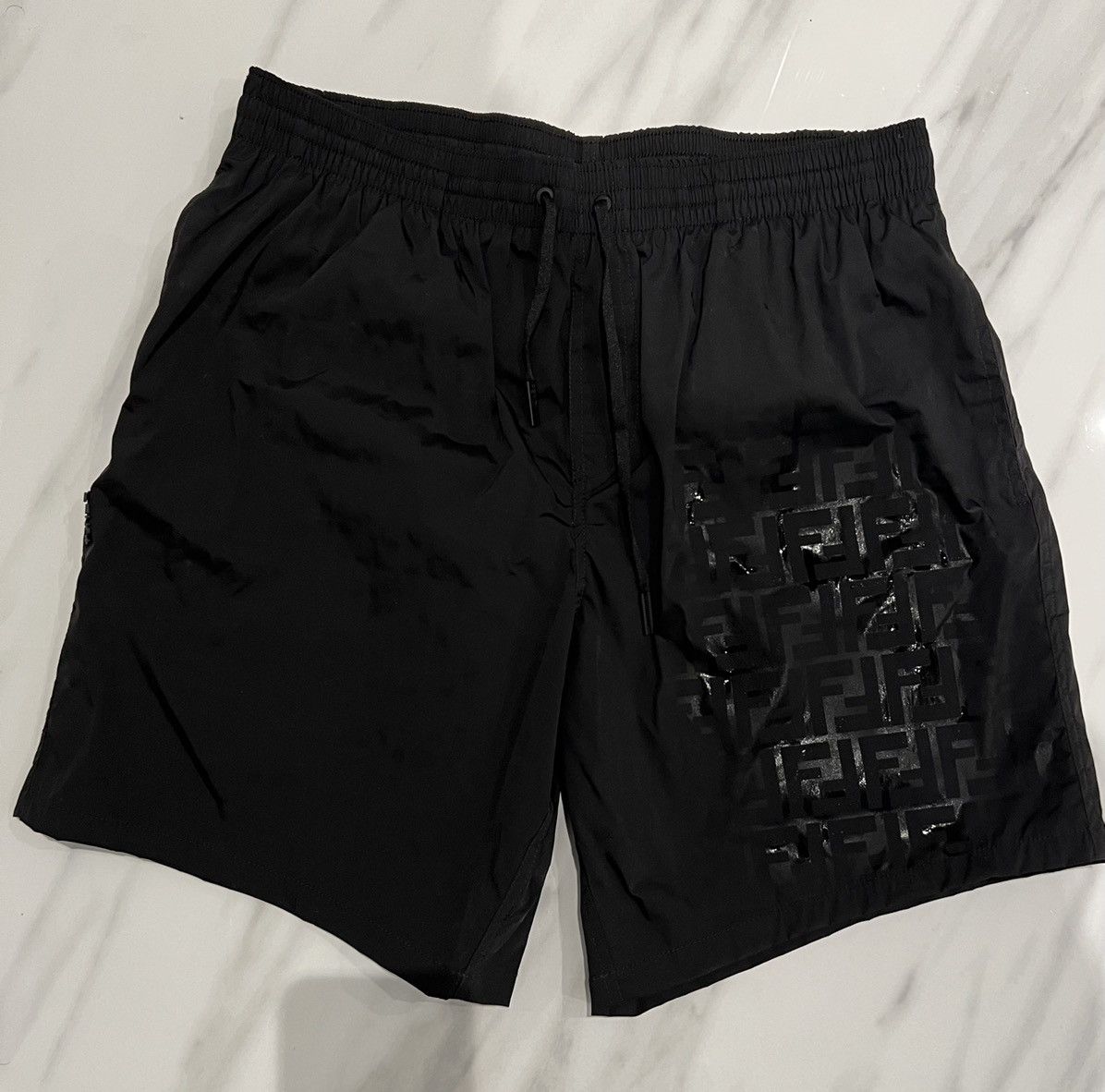 Fendi Fendi Synthetic Moisture Reactive Swim Shorts | Grailed