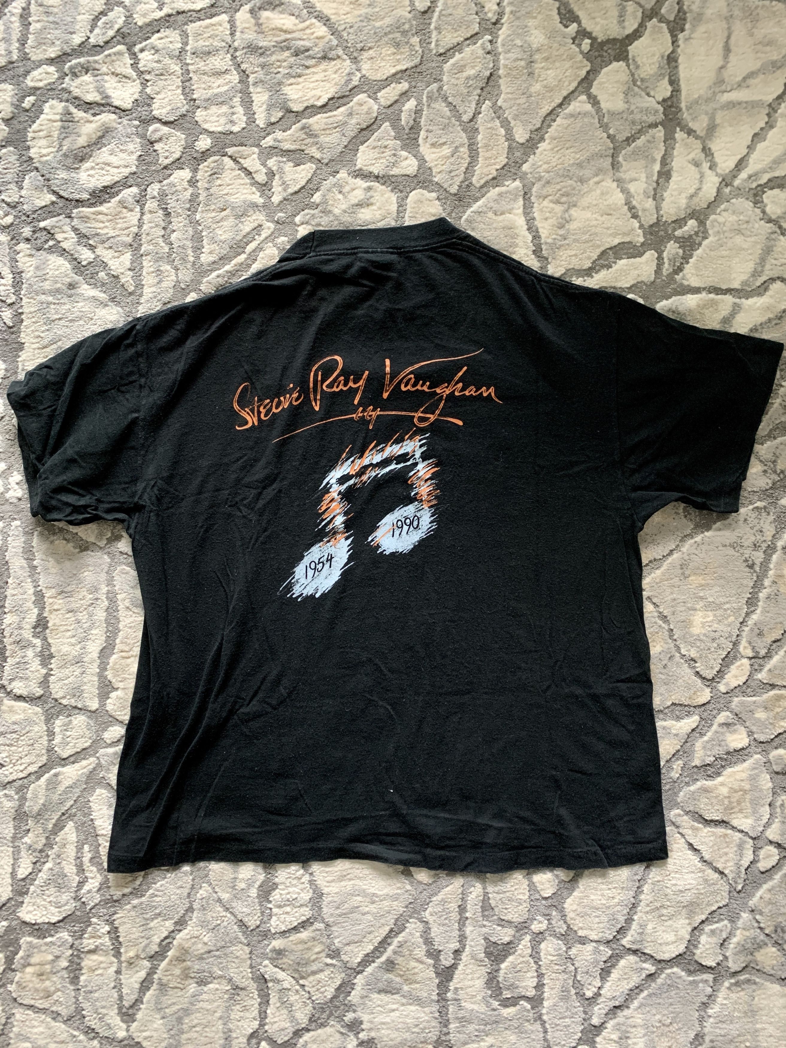 Brockum × Vintage Spring - Stevie Ray Vaughan Memorial Vintage T-Shirt Size US XL / EU 56 / 4 - 3 Thumbnail