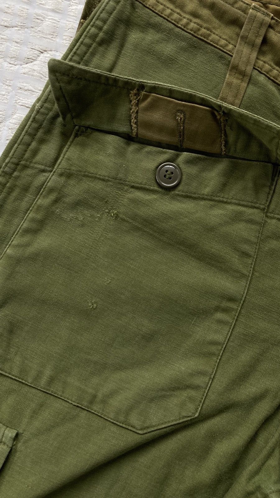 Vintage SWEDISH ARMY 1980-90s BUSHPANT TROUSERS Size US 32 / EU 48 - 7 Thumbnail