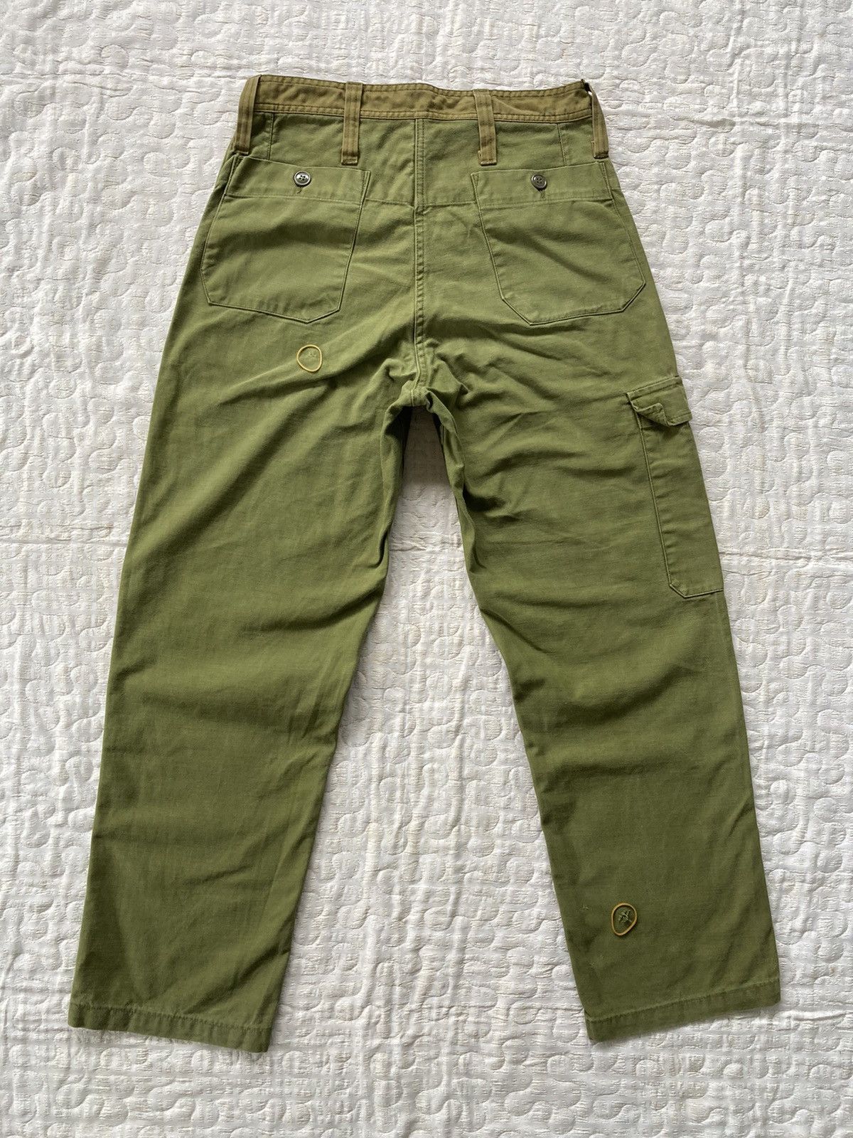 Vintage SWEDISH ARMY 1980-90s BUSHPANT TROUSERS Size US 32 / EU 48 - 2 Thumbnail