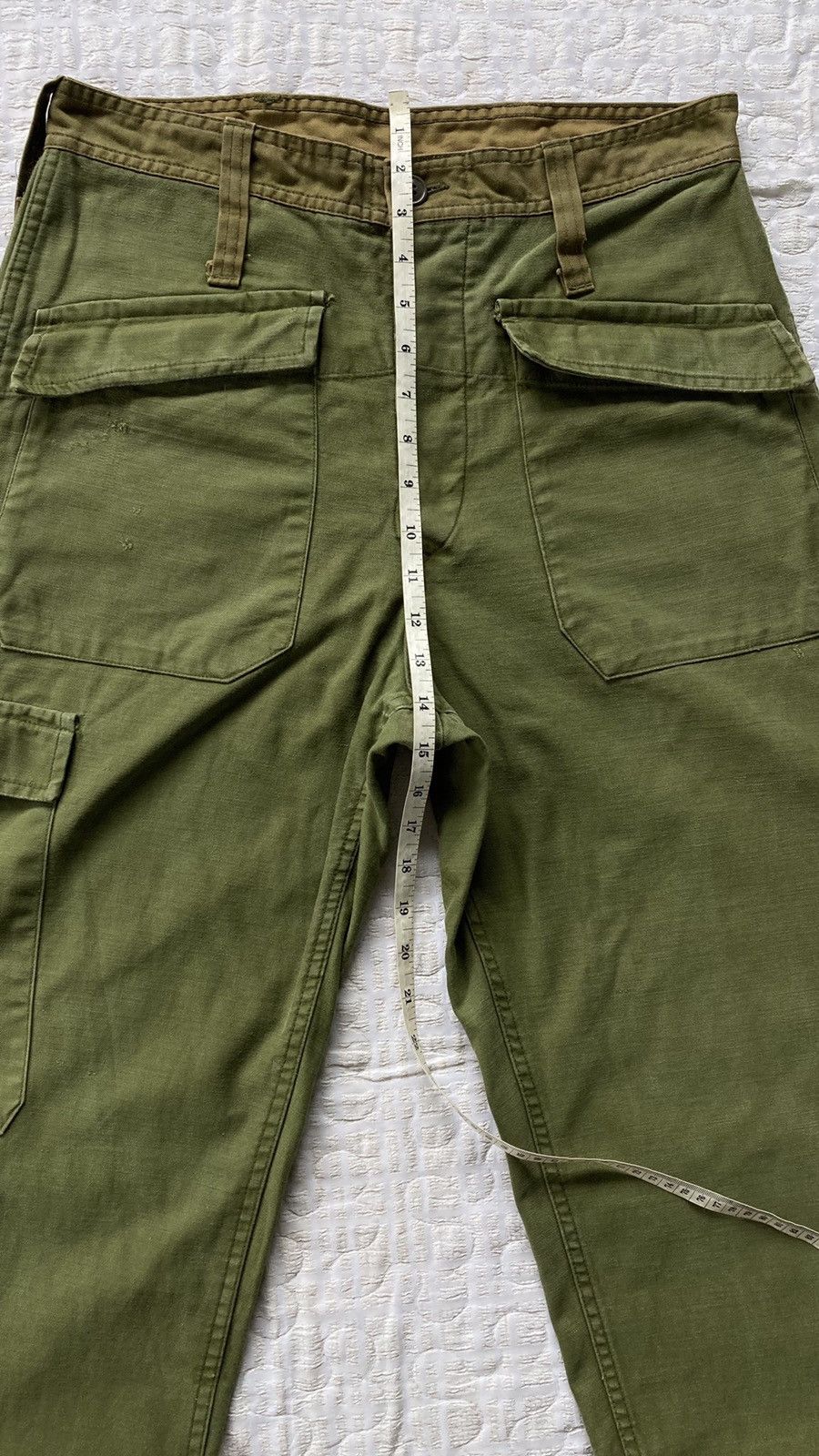 Vintage SWEDISH ARMY 1980-90s BUSHPANT TROUSERS Size US 32 / EU 48 - 6 Thumbnail