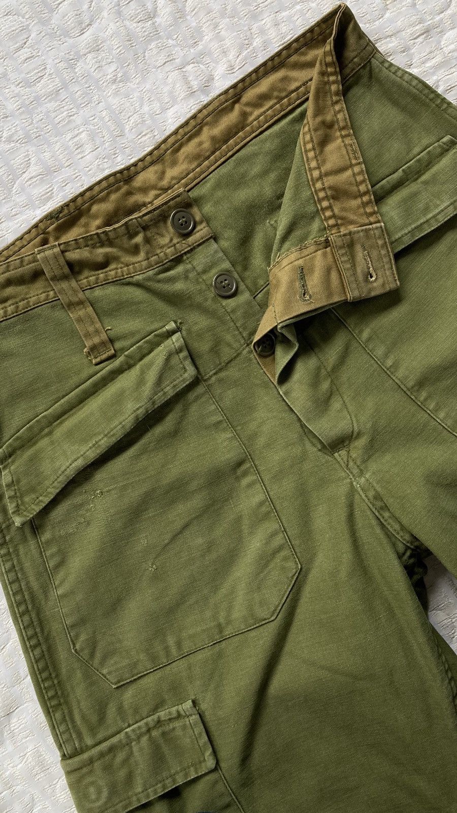 Vintage SWEDISH ARMY 1980-90s BUSHPANT TROUSERS Size US 32 / EU 48 - 10 Thumbnail