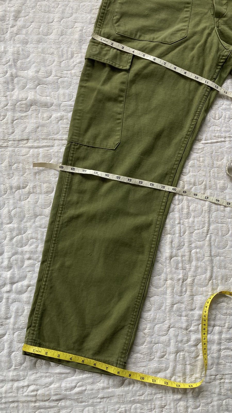 Vintage SWEDISH ARMY 1980-90s BUSHPANT TROUSERS Size US 32 / EU 48 - 5 Thumbnail