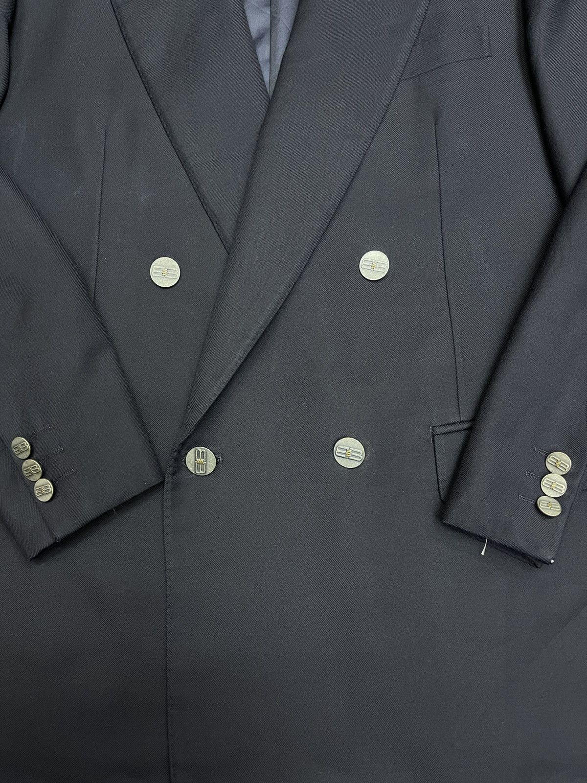 Balenciaga BALENCIAGA PARIS SPECIAL BUTTON DOUBLE BREASTED BLAZERS Size 40L - 4 Thumbnail
