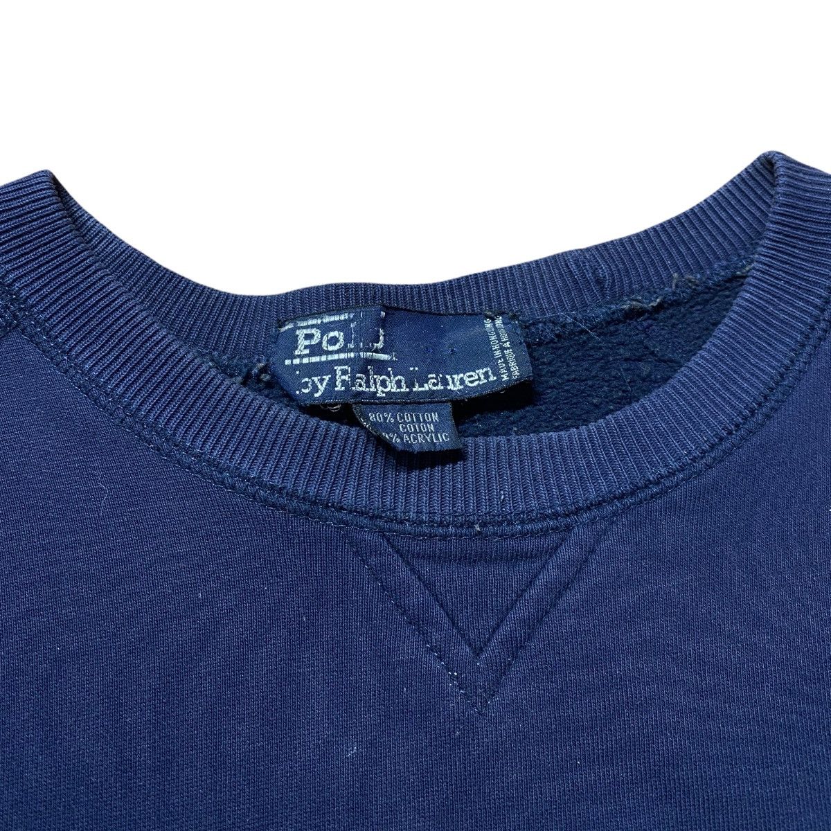 Polo Ralph Lauren × Ralph Lauren × Vintage Vintage 80s Polo Ralph Lauren Cross Flags Sweater Size US M / EU 48-50 / 2 - 3 Thumbnail