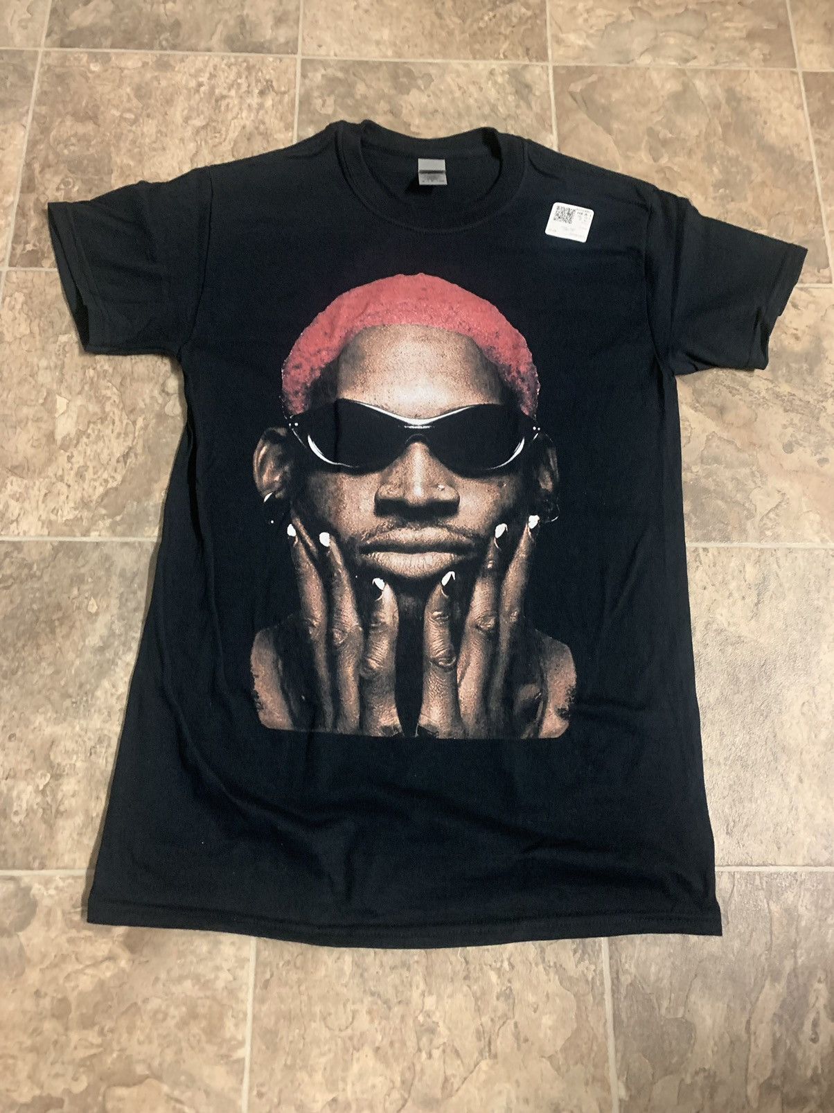 NBA Deadstock Retro Dennis Rodman Graphic Tee | Grailed