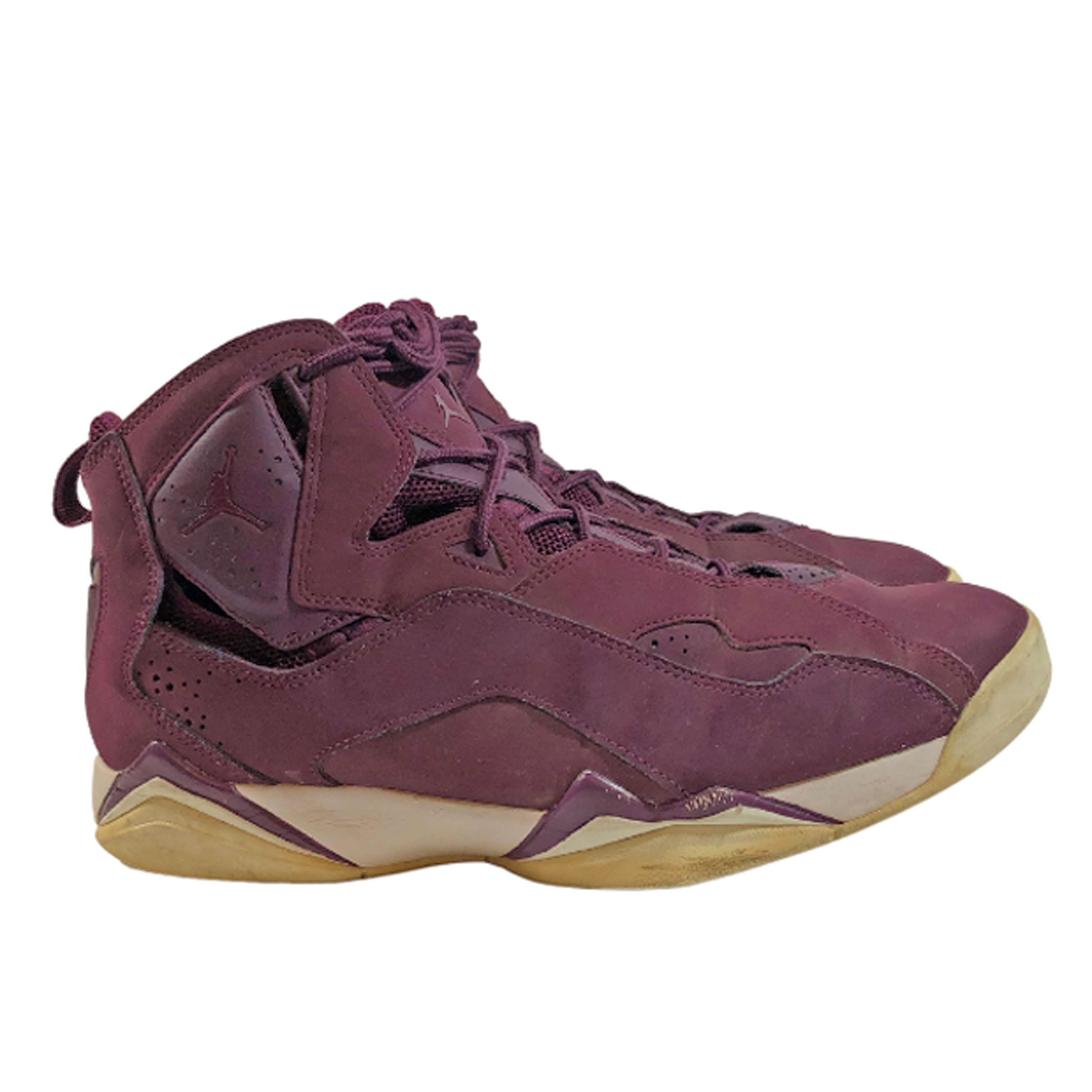 Nike Air Jordan True Flight Burgundy Sneakers Size 10 Grailed