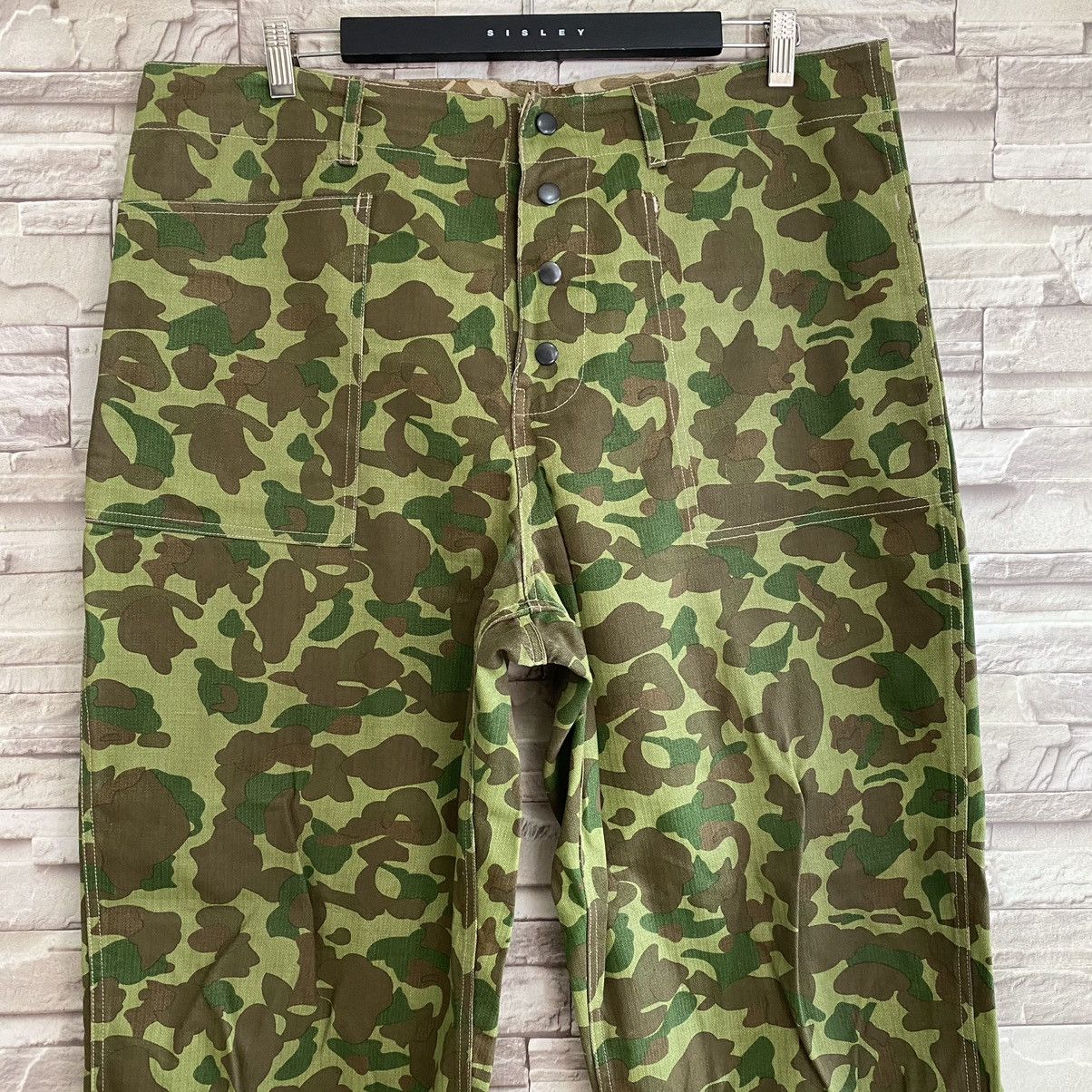 Vintage Frogskin Camo Reversible Army Pants Size US 38 / EU 54 - 7 Thumbnail
