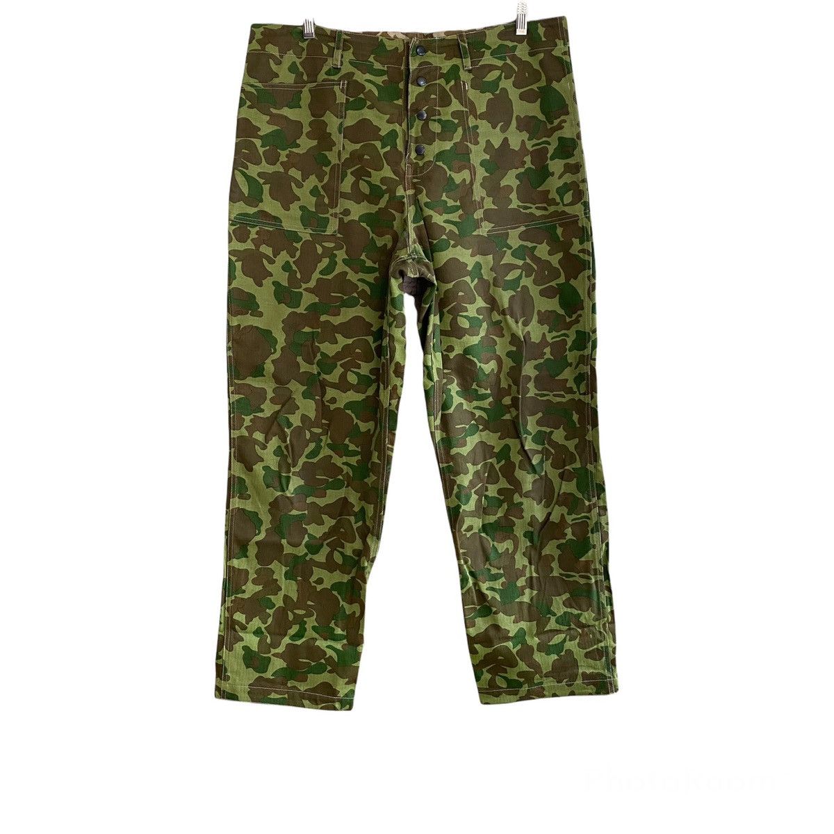 Vintage Frogskin Camo Reversible Army Pants Size US 38 / EU 54 - 3 Thumbnail