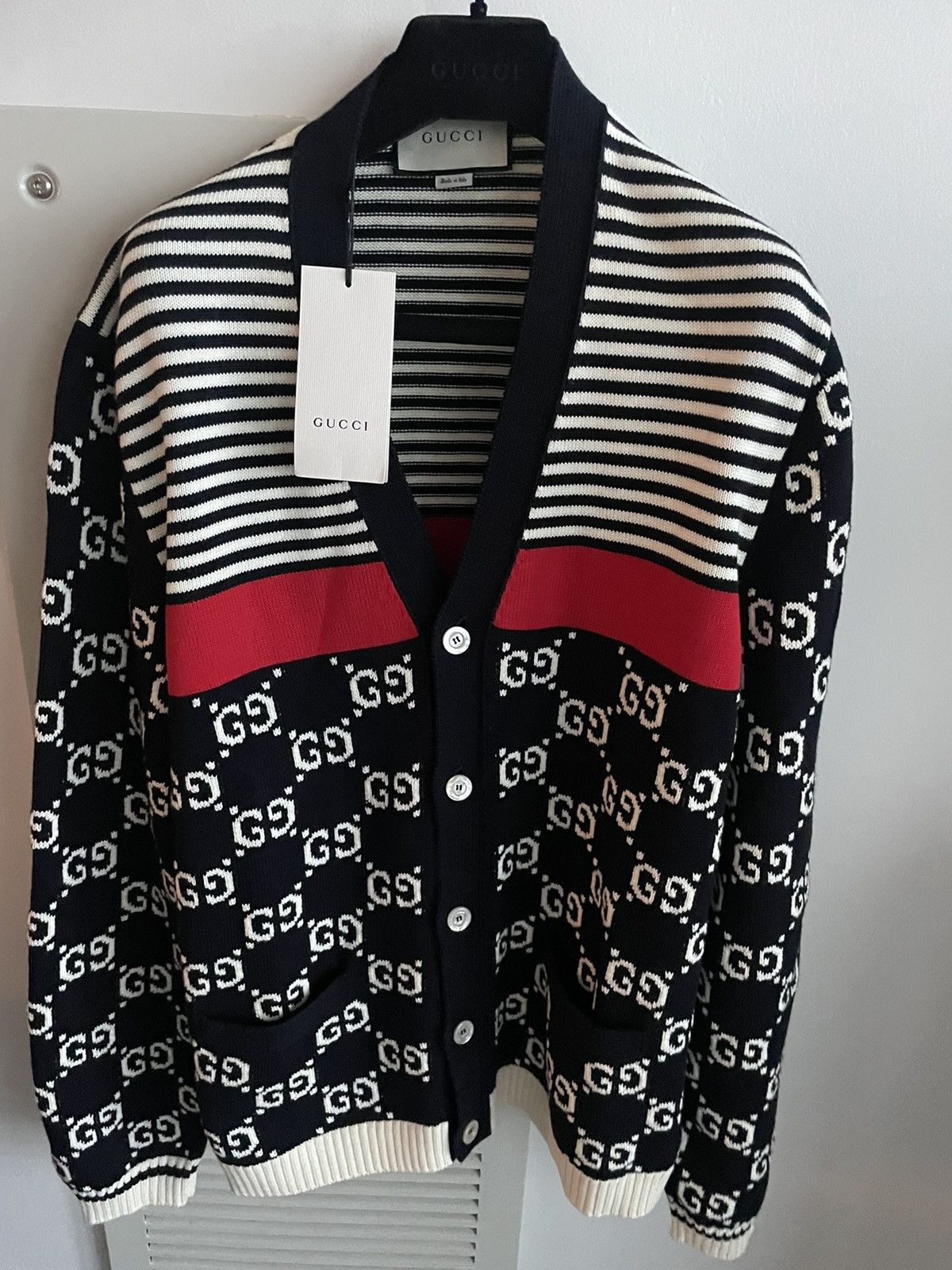 Gucci Super Runway Cardigan Gucci GG Sweater Size US L / EU 52-54 / 3 - 23 Thumbnail