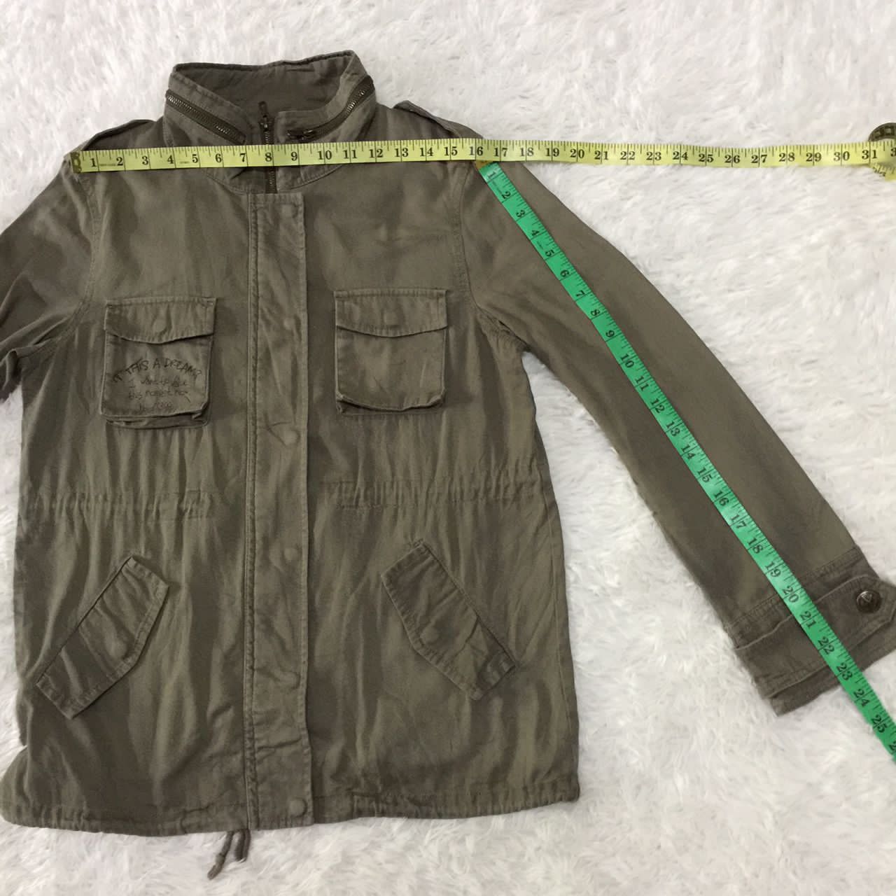 Japanese Brand Military Style Women Jacket Size US L / EU 52-54 / 3 - 8 Thumbnail