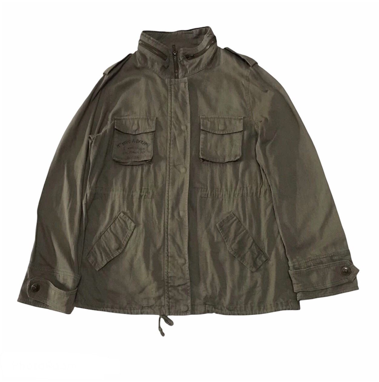 Japanese Brand Military Style Women Jacket Size US L / EU 52-54 / 3 - 2 Thumbnail