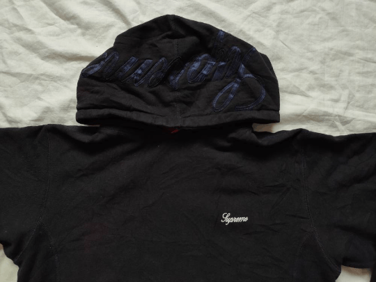 Supreme Vintage Supreme Hoodie Big Logo in Hood Sweater Size US M / EU 48-50 / 2 - 2 Thumbnail