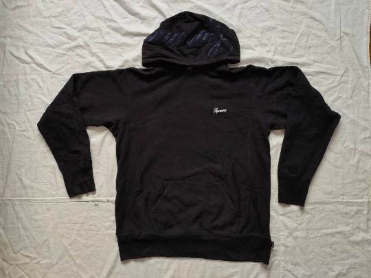 Supreme Vintage Supreme Hoodie Big Logo in Hood Sweater Size US M / EU 48-50 / 2 - 1 Thumbnail