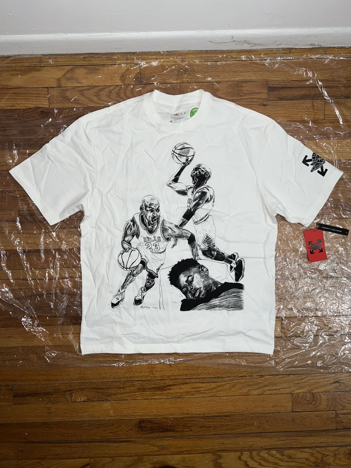 Jordan Brand × Off-White Off-White x Jordan Hoop Heroes T-Shirt