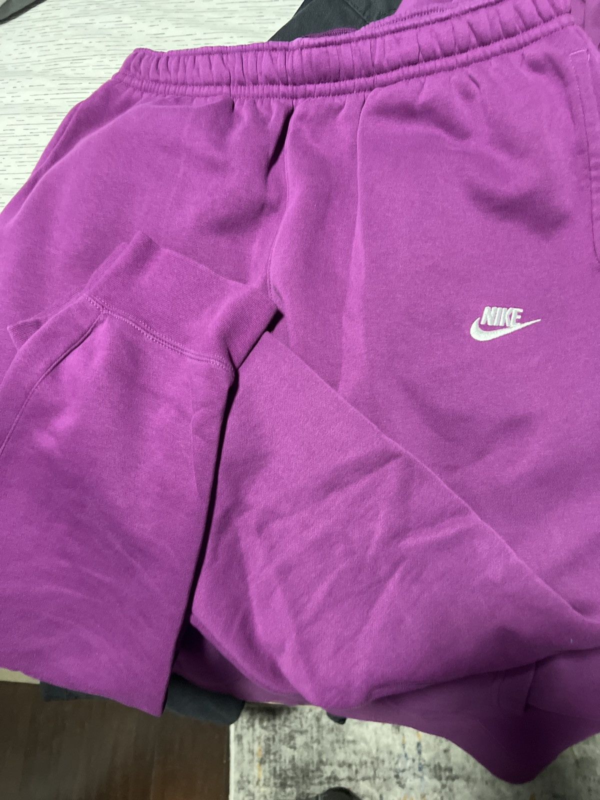 Nike purple nike joggers Grailed