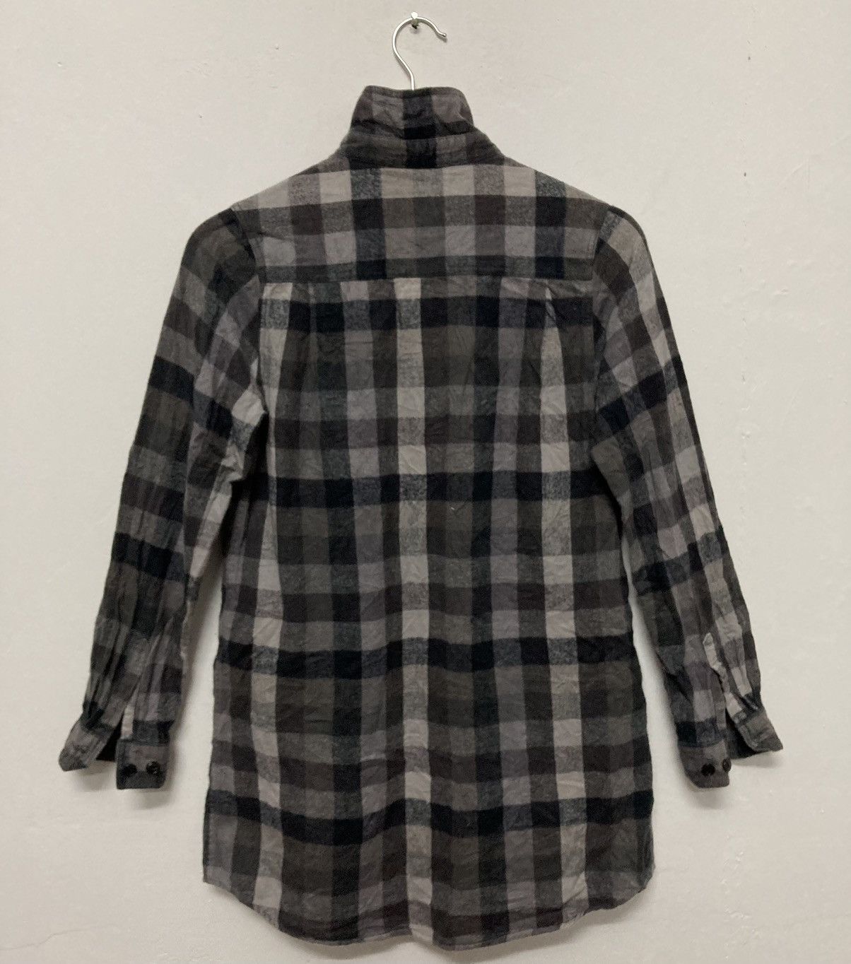 Bape Bape Button Up Checker Flannel Shirt Size XXS / US 00 / IT 34 - 2 Thumbnail