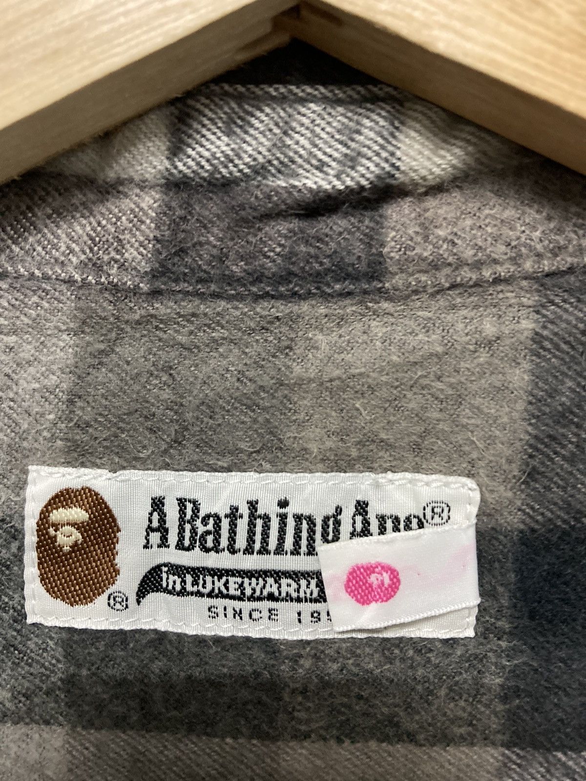 Bape Bape Button Up Checker Flannel Shirt Size XXS / US 00 / IT 34 - 11 Thumbnail