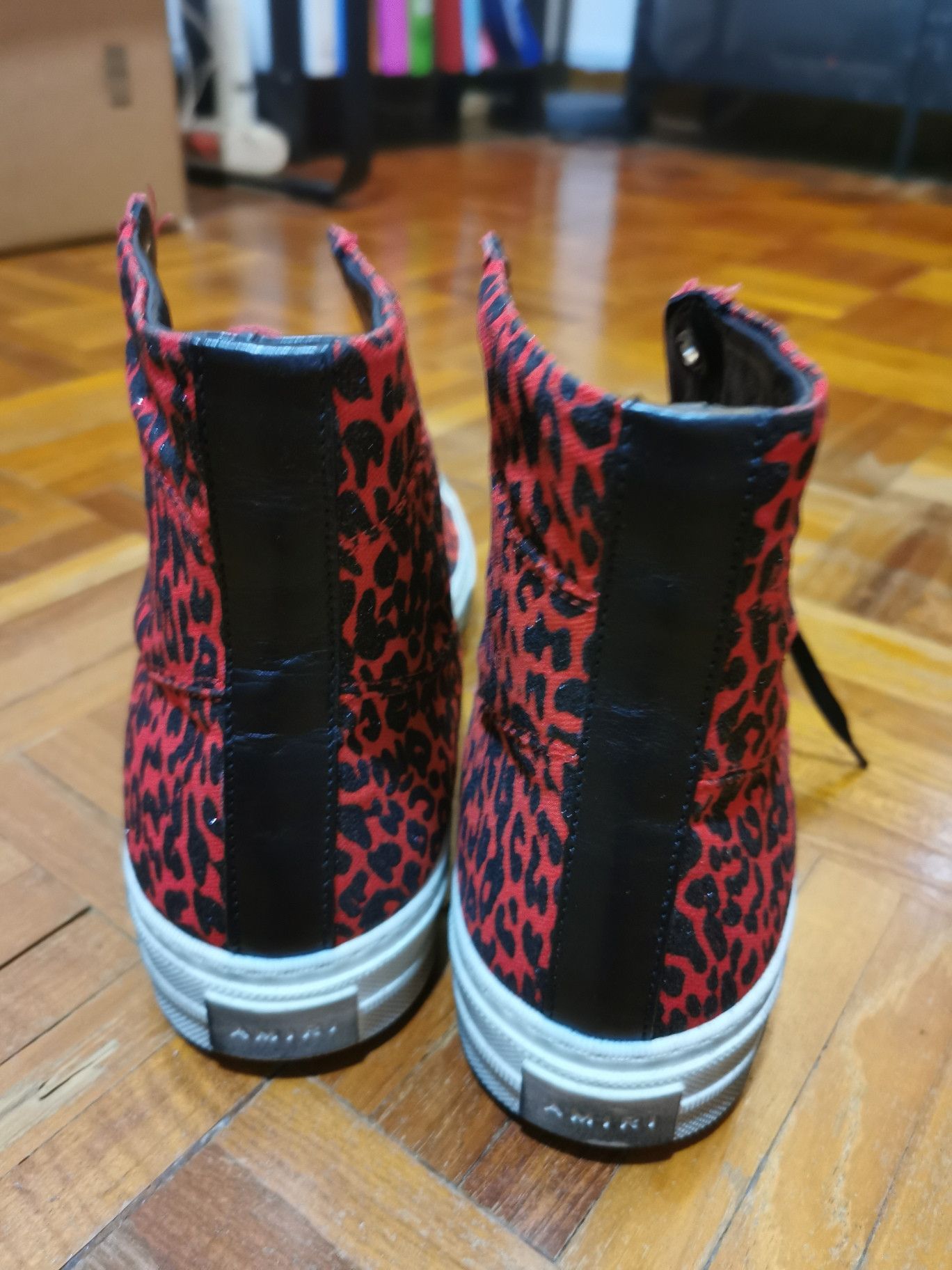 Amiri Amiri Red Leopard Glitter Hi top Size US 10 / EU 43 - 4 Thumbnail