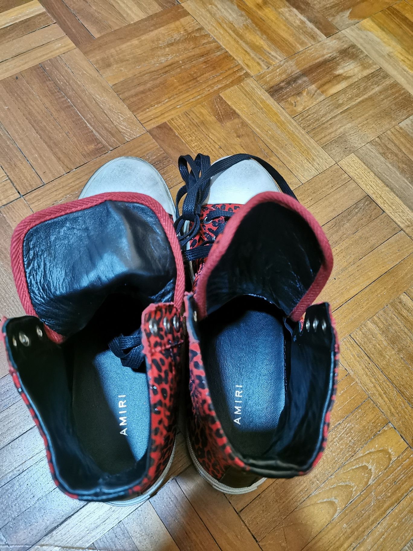 Amiri Amiri Red Leopard Glitter Hi top Size US 10 / EU 43 - 7 Thumbnail
