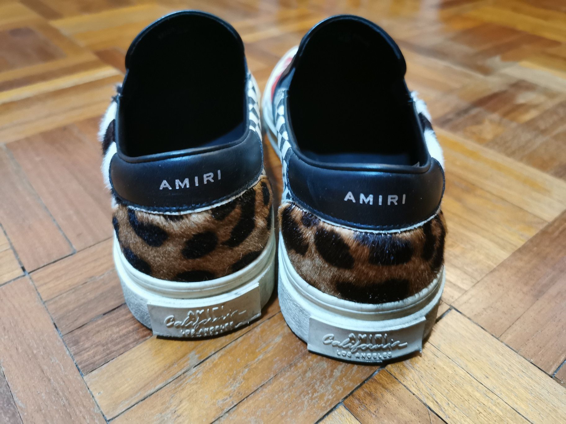 Amiri Colorful Slip On Palm Printed Canvas Sneakers Size US 9 / EU 42 - 4 Thumbnail